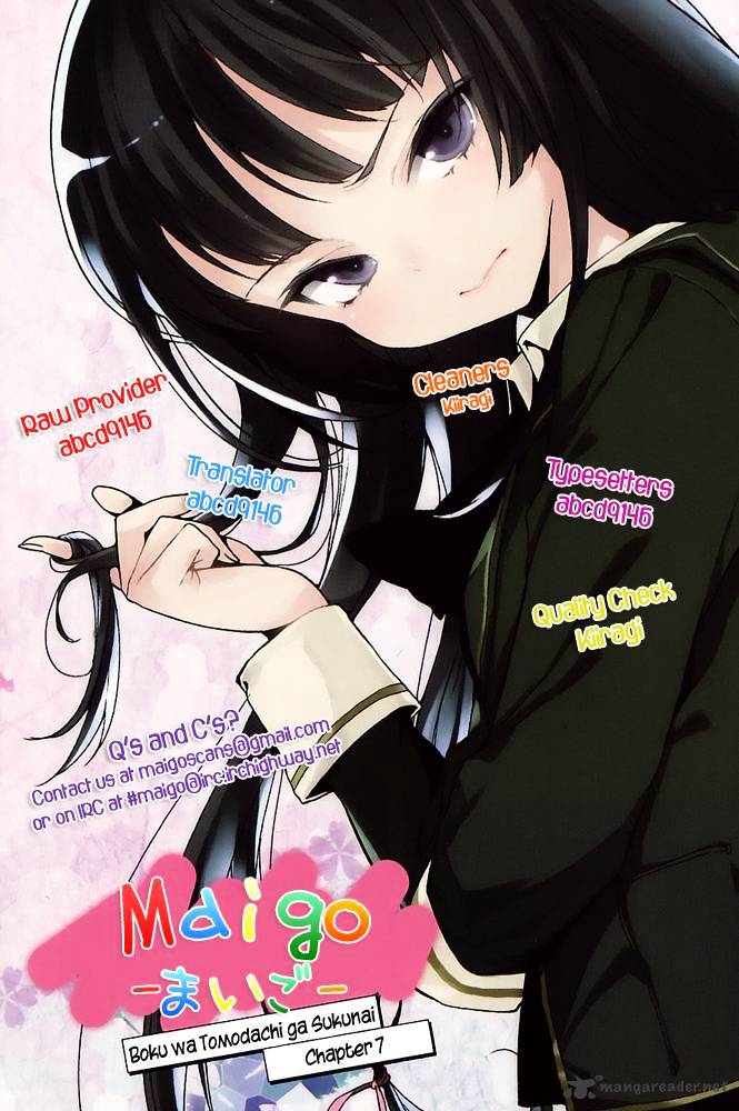 Boku Wa Tomodachi Ga Sukunai - Chapter 7