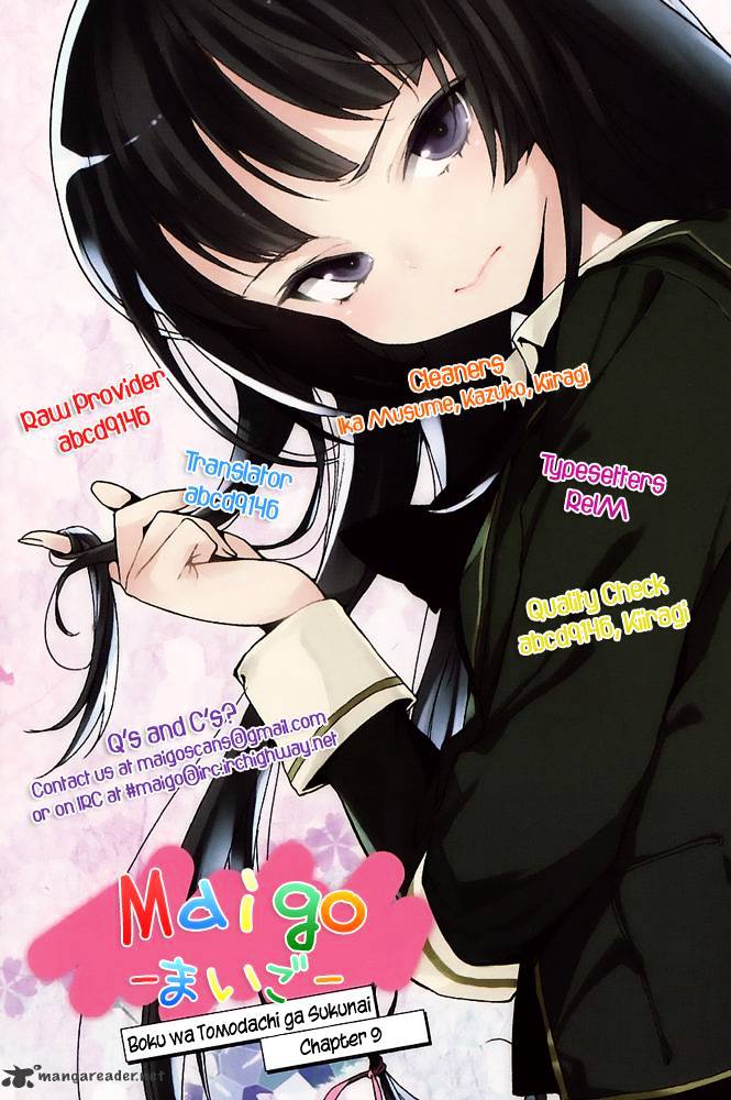 Boku Wa Tomodachi Ga Sukunai - Chapter 9