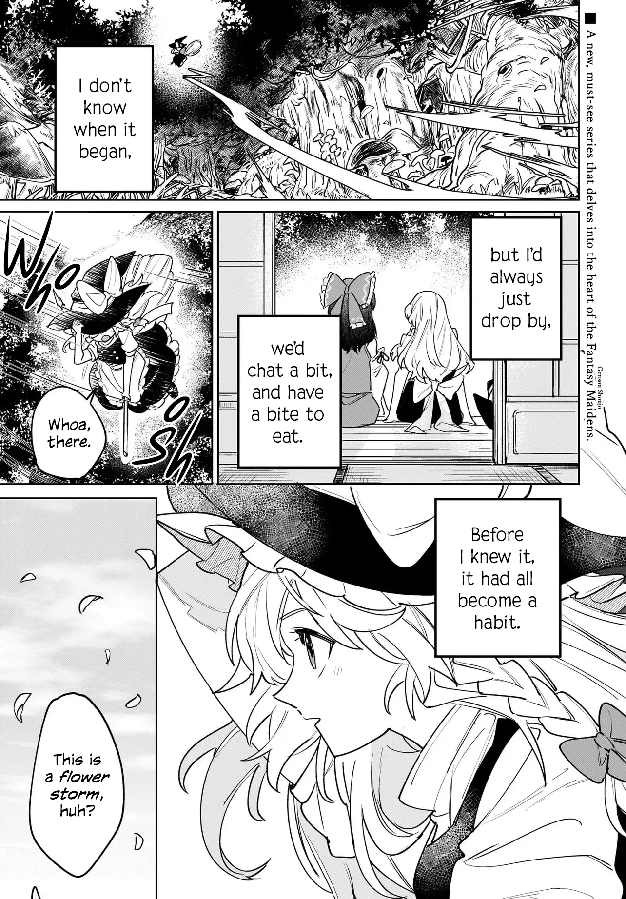 Touhou - Koiiro No Kyoukai (Doujinshi) - Chapter 1: A Spring In Two Hues Is Coming