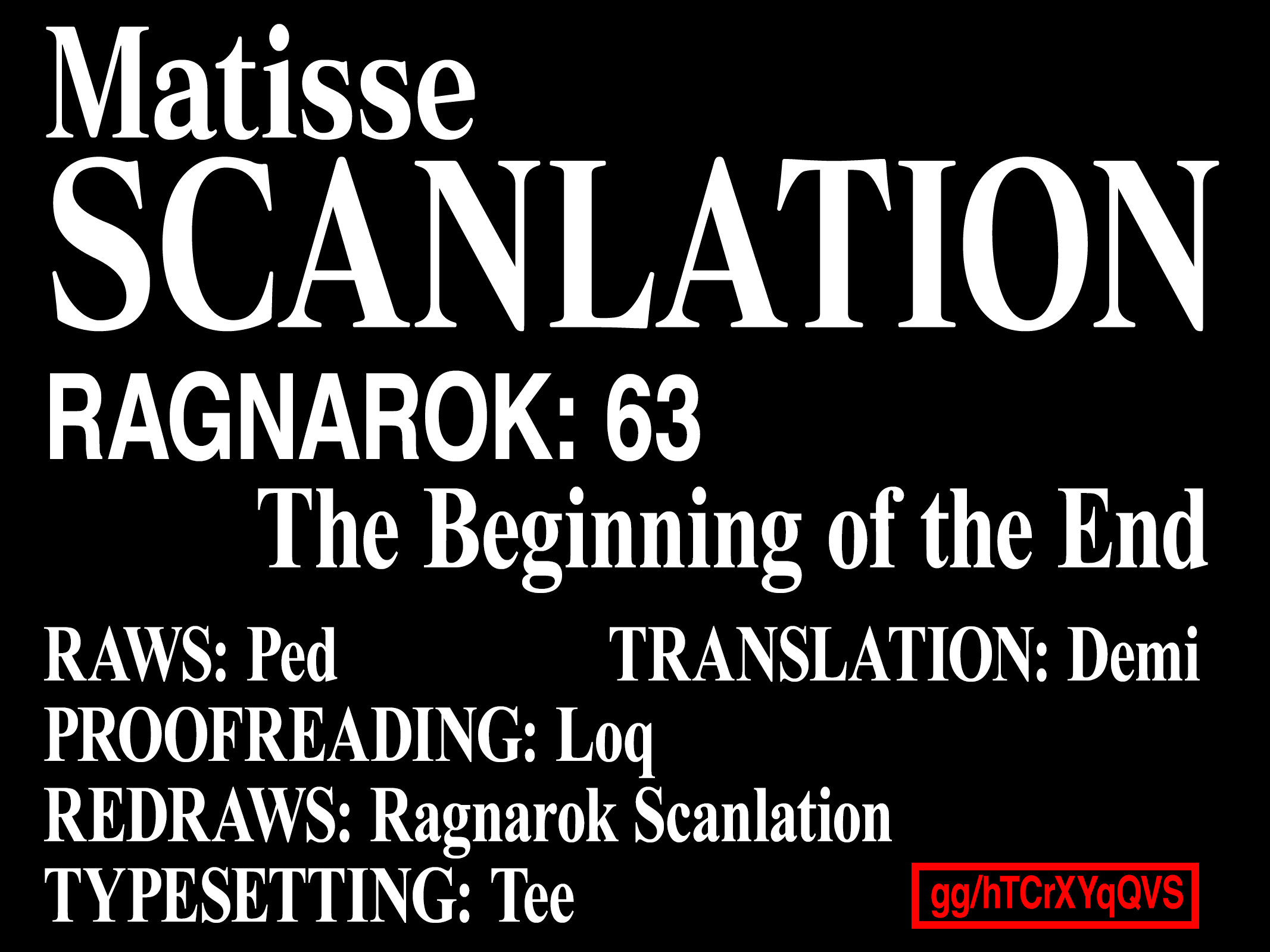 Record Of Ragnarok - Chapter 63: The Beginning Of The End