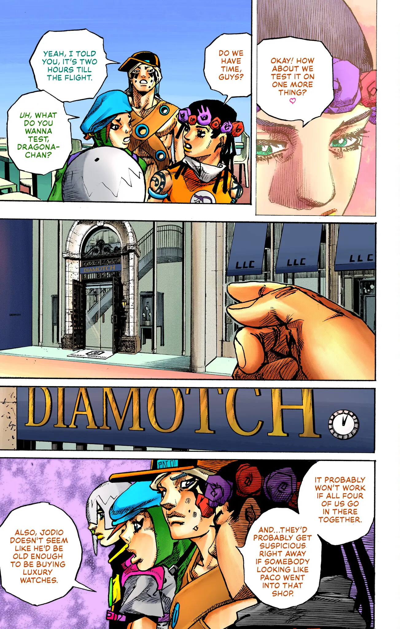 Jojo's Bizarre Adventure Part 9 - The Jojolands (Official Colored) - Vol.2 Chapter 8: Hualalai - Cat Size, Part 3