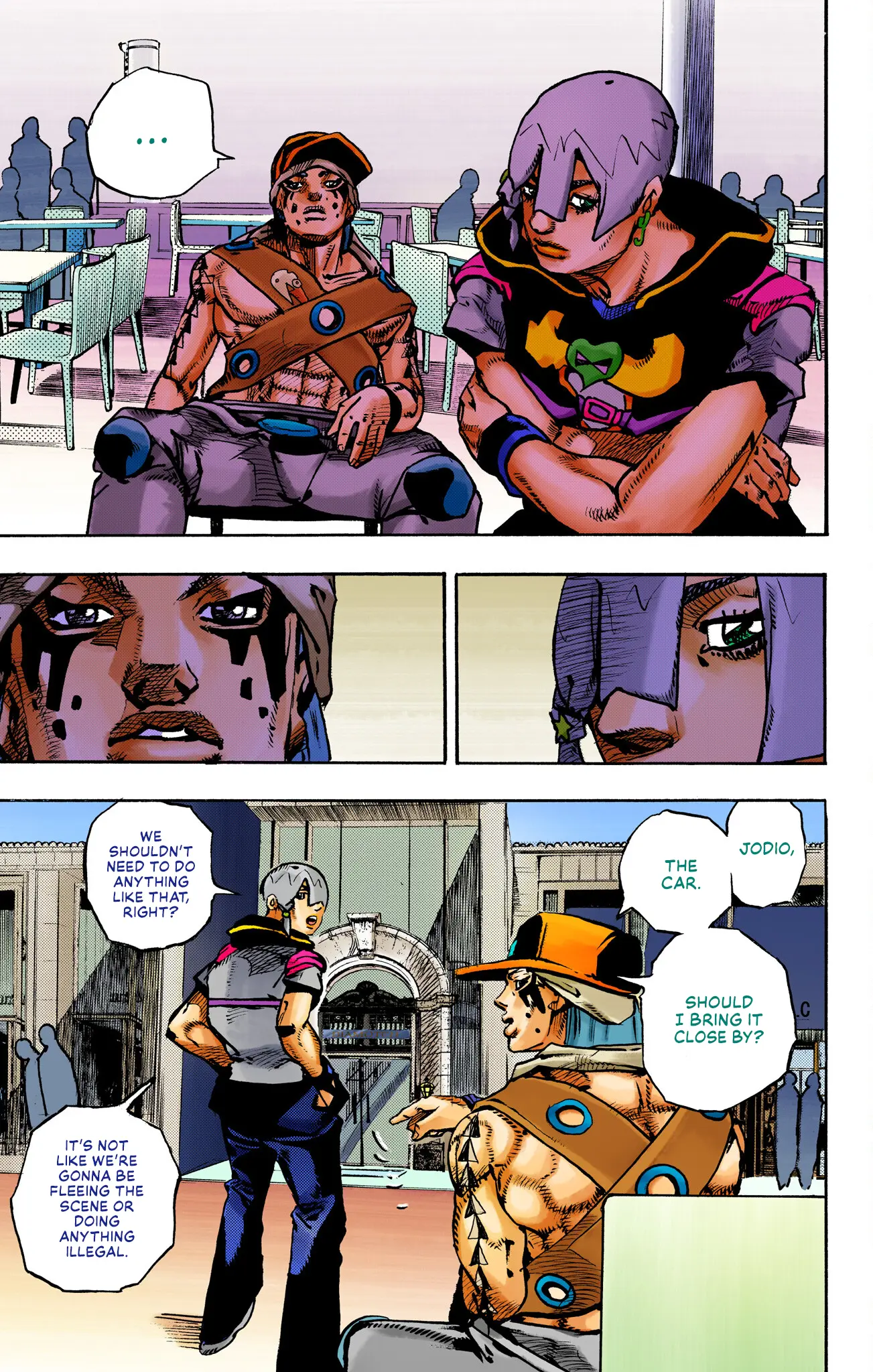 Jojo's Bizarre Adventure Part 9 - The Jojolands (Official Colored) - Vol.2 Chapter 8: Hualalai - Cat Size, Part 3