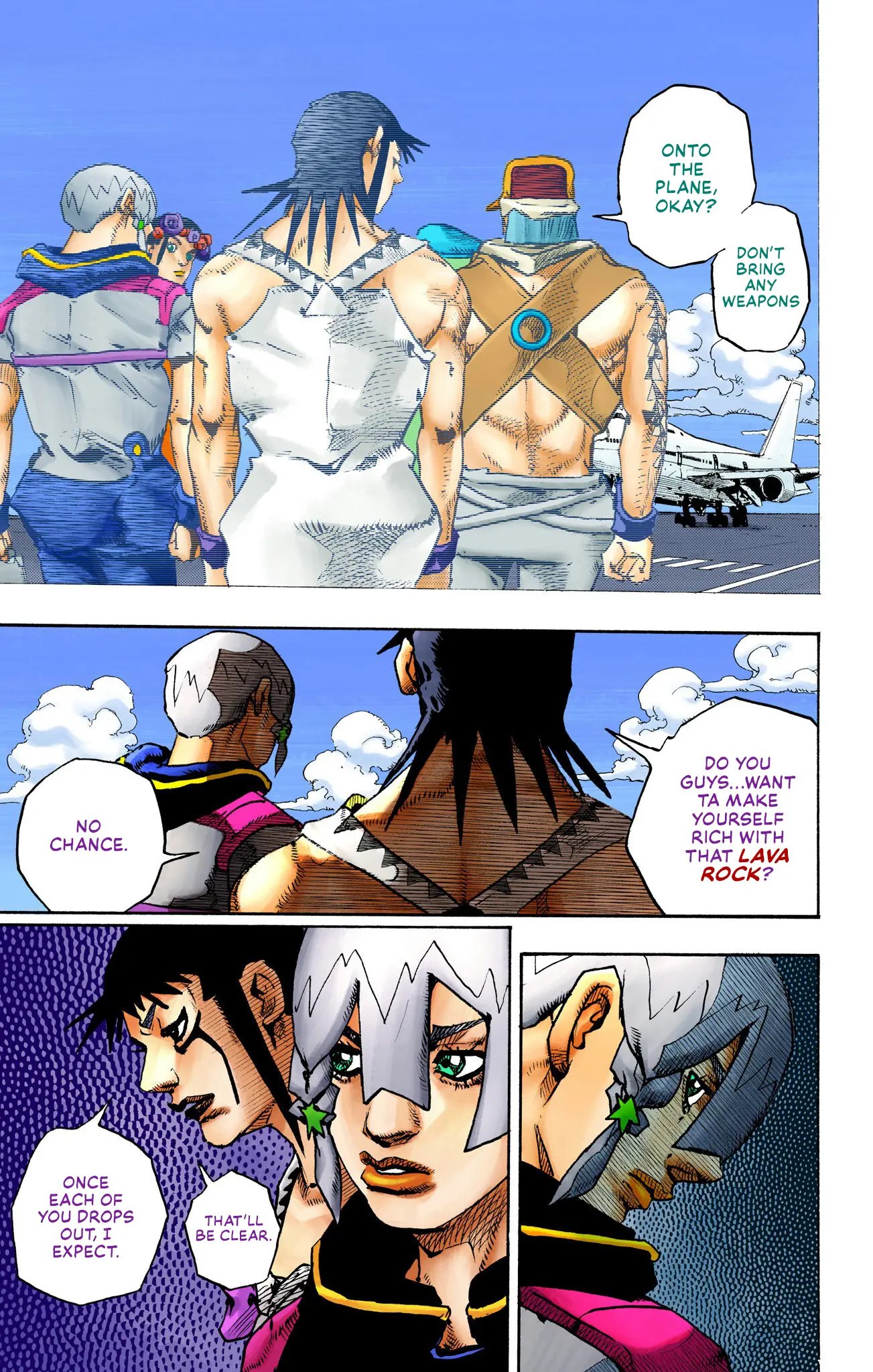 Jojo's Bizarre Adventure Part 9 - The Jojolands (Official Colored) - Vol.3 Chapter 12: Charming Man