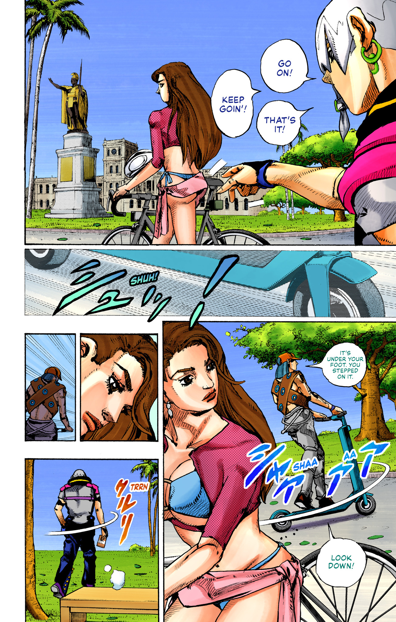 Jojo's Bizarre Adventure Part 9 - The Jojolands (Official Colored) - Vol.1 Chapter 2: South King Street