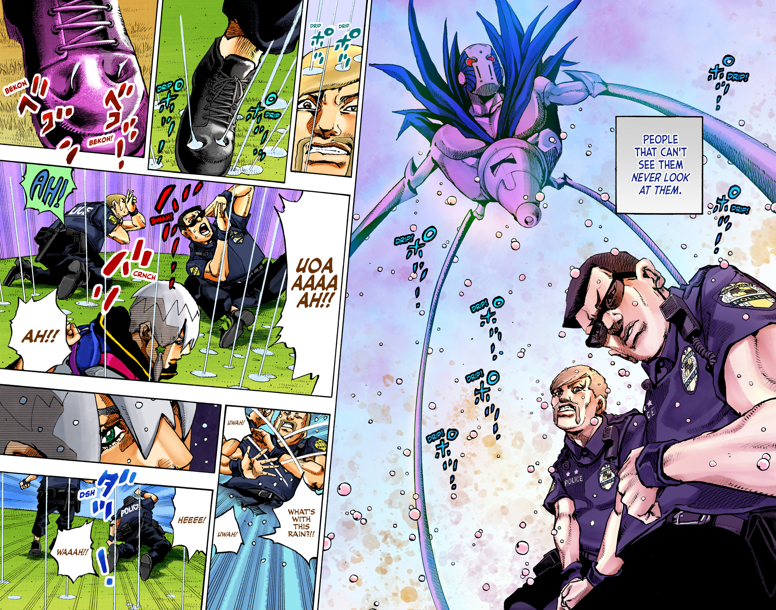 Jojo's Bizarre Adventure Part 9 - The Jojolands (Official Colored) - Vol.1 Chapter 2: South King Street