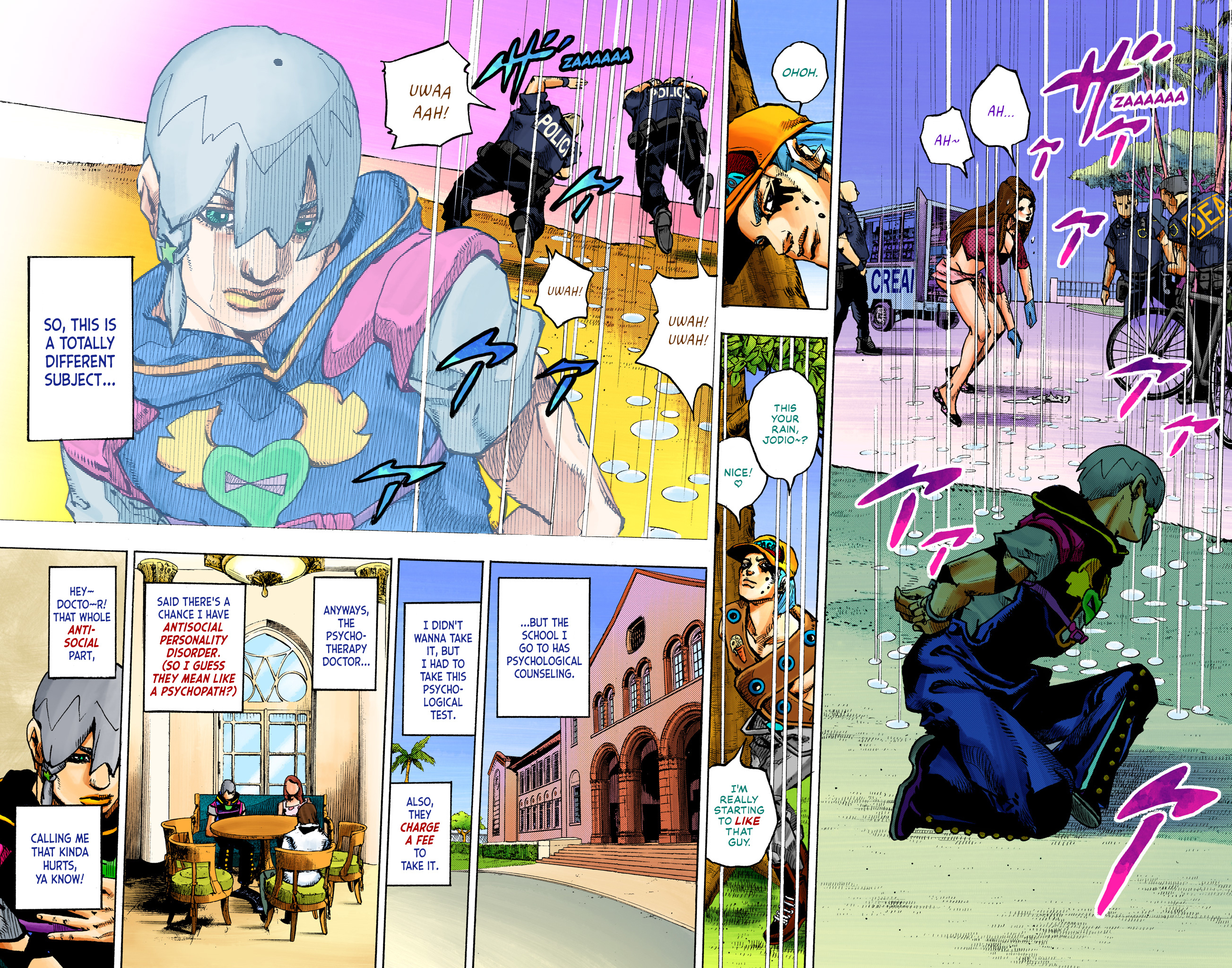 Jojo's Bizarre Adventure Part 9 - The Jojolands (Official Colored) - Vol.1 Chapter 2: South King Street