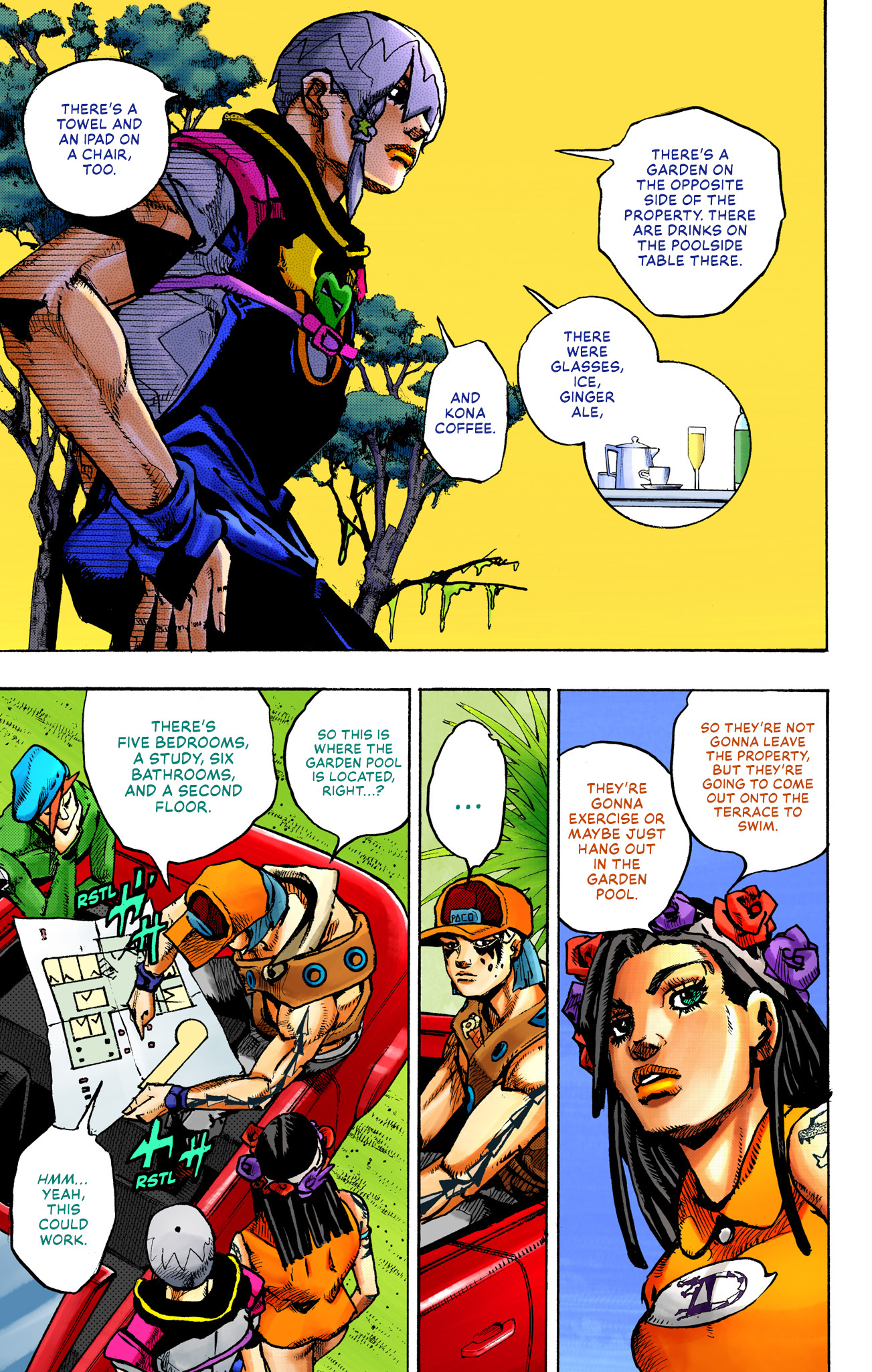 Jojo's Bizarre Adventure Part 9 - The Jojolands (Official Colored) - Vol.1 Chapter 2: South King Street