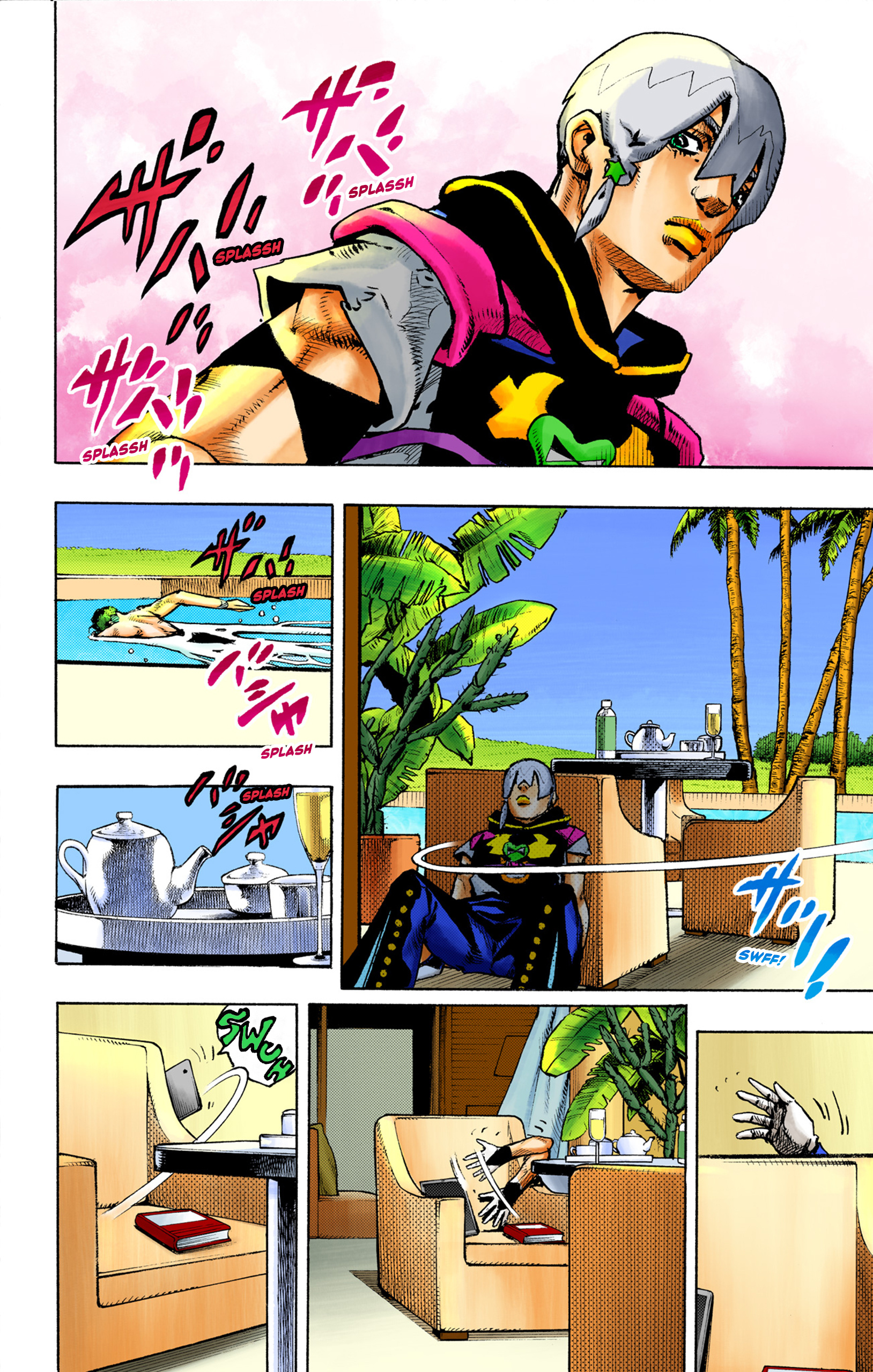 Jojo's Bizarre Adventure Part 9 - The Jojolands (Official Colored) - Vol.1 Chapter 3: The Villa On Hawaii Island, Part 1