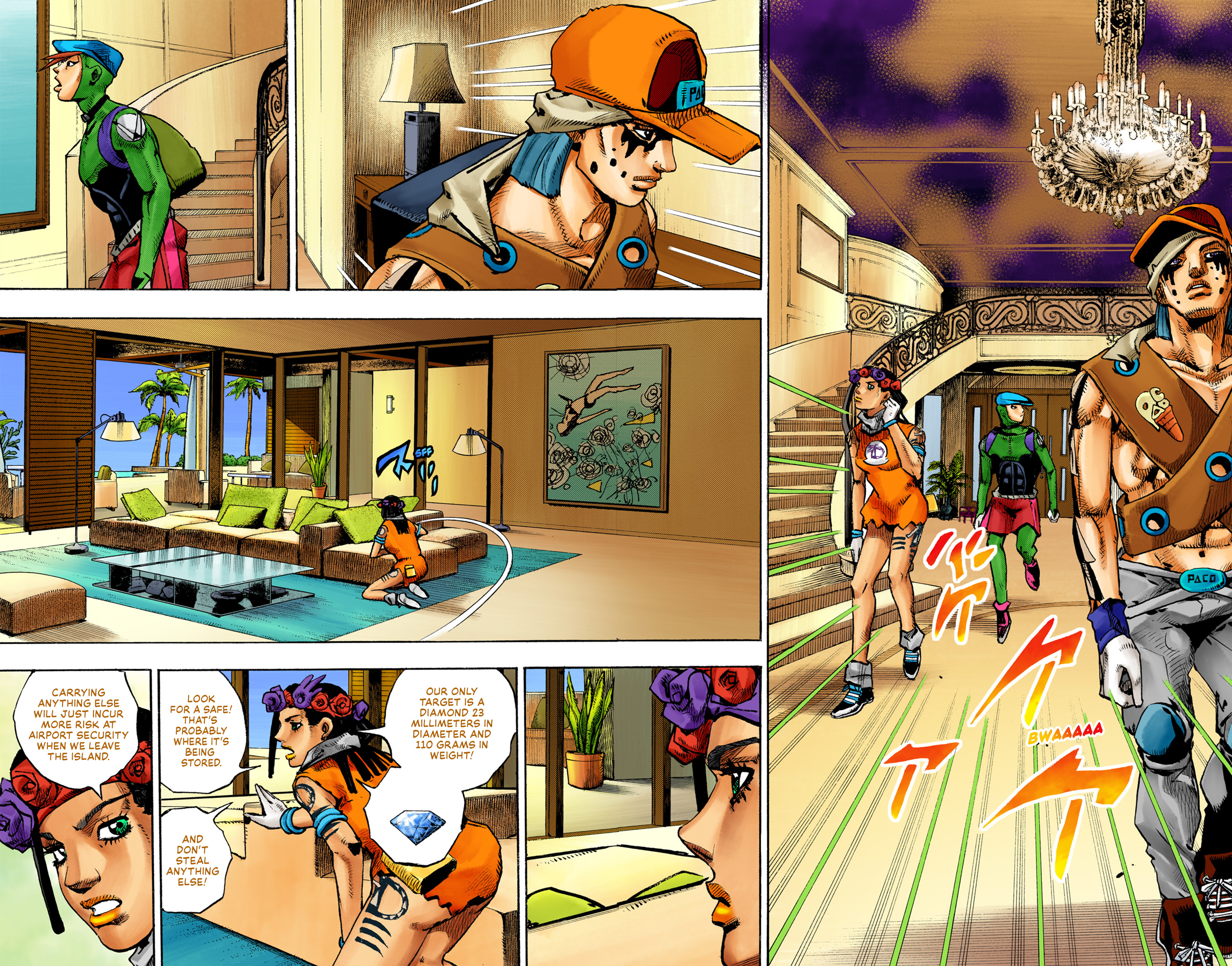 Jojo's Bizarre Adventure Part 9 - The Jojolands (Official Colored) - Vol.1 Chapter 3: The Villa On Hawaii Island, Part 1