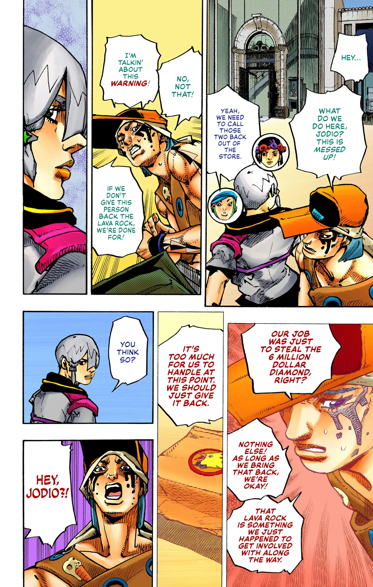 Jojo's Bizarre Adventure Part 9 - The Jojolands (Official Colored) - Vol.3 Chapter 9: Kailua-Kona - Flight Waiting Time Part 1