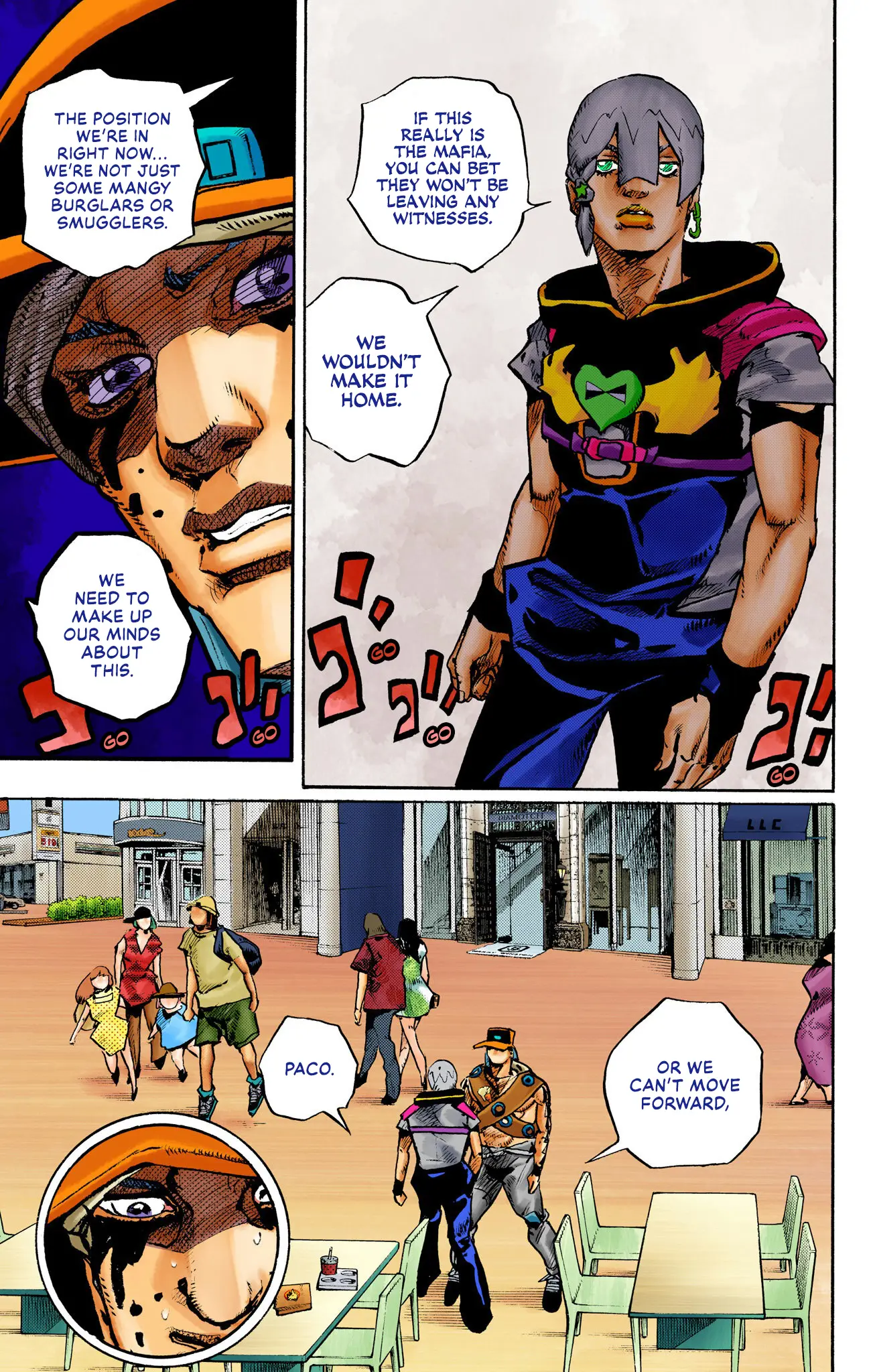 Jojo's Bizarre Adventure Part 9 - The Jojolands (Official Colored) - Vol.3 Chapter 9: Kailua-Kona - Flight Waiting Time Part 1