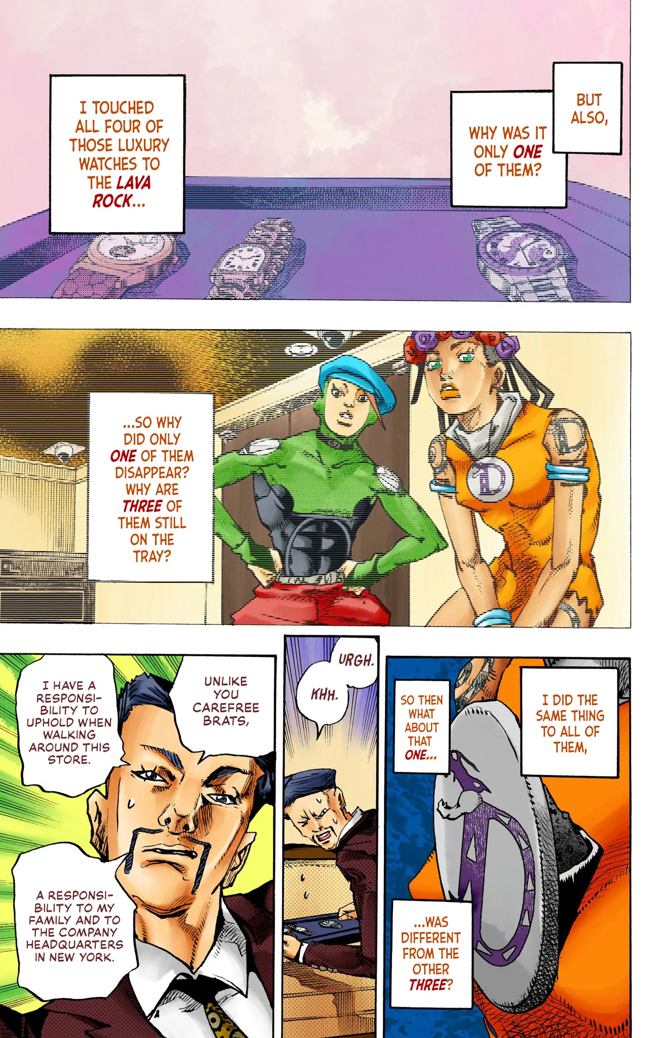 Jojo's Bizarre Adventure Part 9 - The Jojolands (Official Colored) - Vol.3 Chapter 9: Kailua-Kona - Flight Waiting Time Part 1