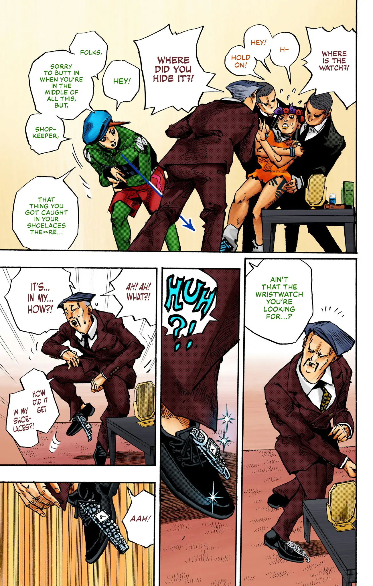 Jojo's Bizarre Adventure Part 9 - The Jojolands (Official Colored) - Vol.3 Chapter 9: Kailua-Kona - Flight Waiting Time Part 1