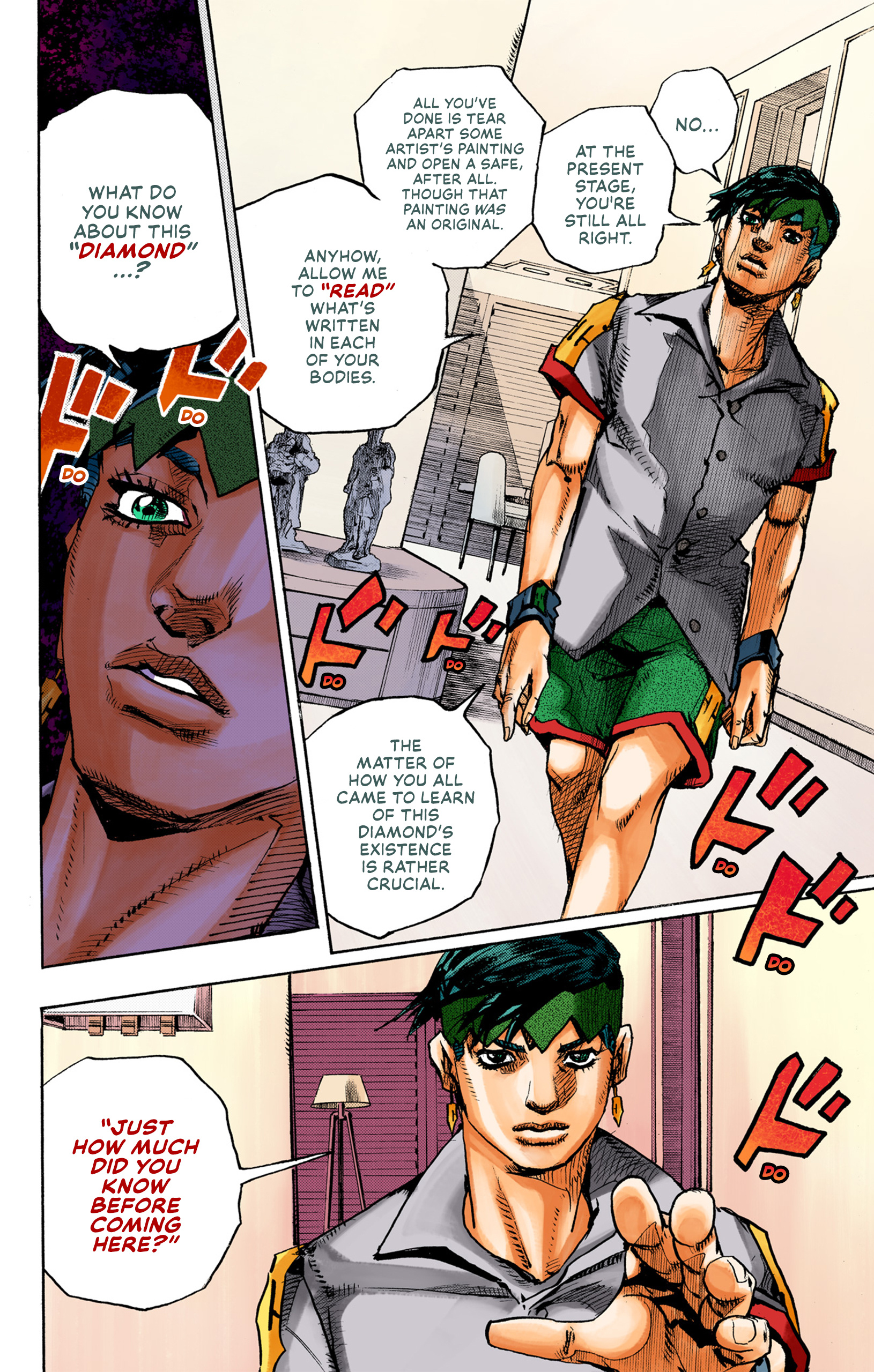 Jojo's Bizarre Adventure Part 9 - The Jojolands (Official Colored) - Vol.1 Chapter 4: The Villa On Hawaii Island, Part 2