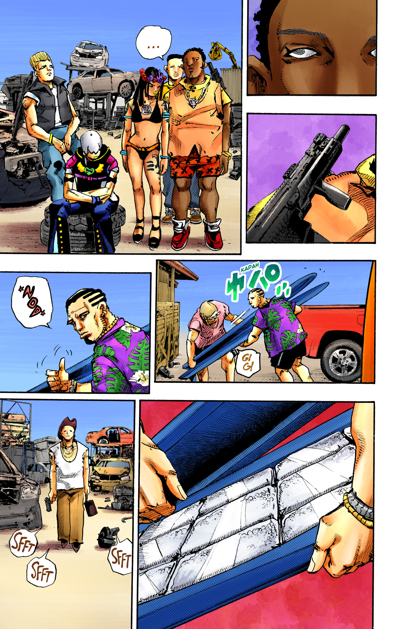 Jojo's Bizarre Adventure Part 9 - The Jojolands (Official Colored) - Vol.1 Chapter 1: Departure