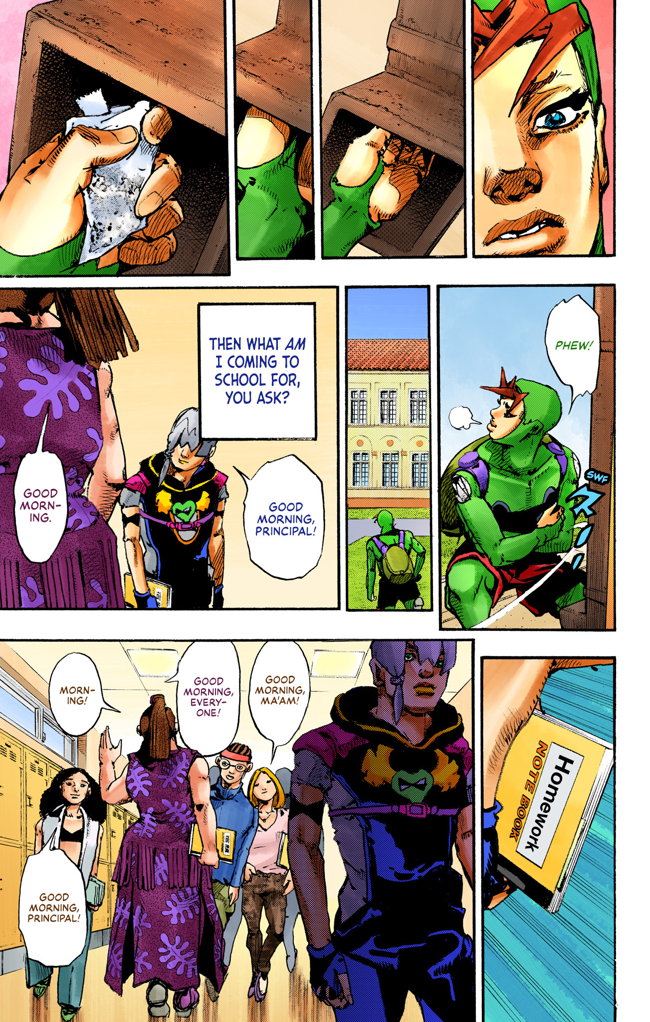 Jojo's Bizarre Adventure Part 9 - The Jojolands (Official Colored) - Vol.1 Chapter 1: Departure