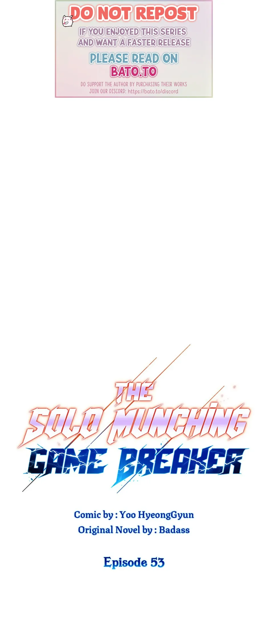 The Solo Munching Game Breaker〘official〙 - Chapter 53