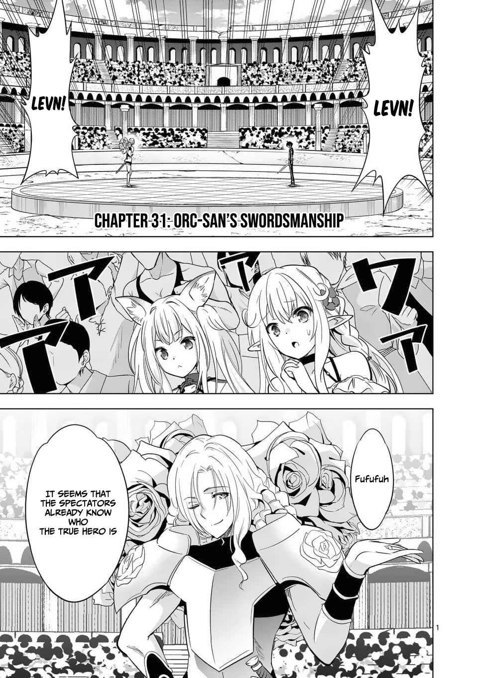 Shijou Saikyou Orc-San No Tanoshii Tanetsuke Harem Zukuri - Chapter 31: Orc-San's Swordsmanship