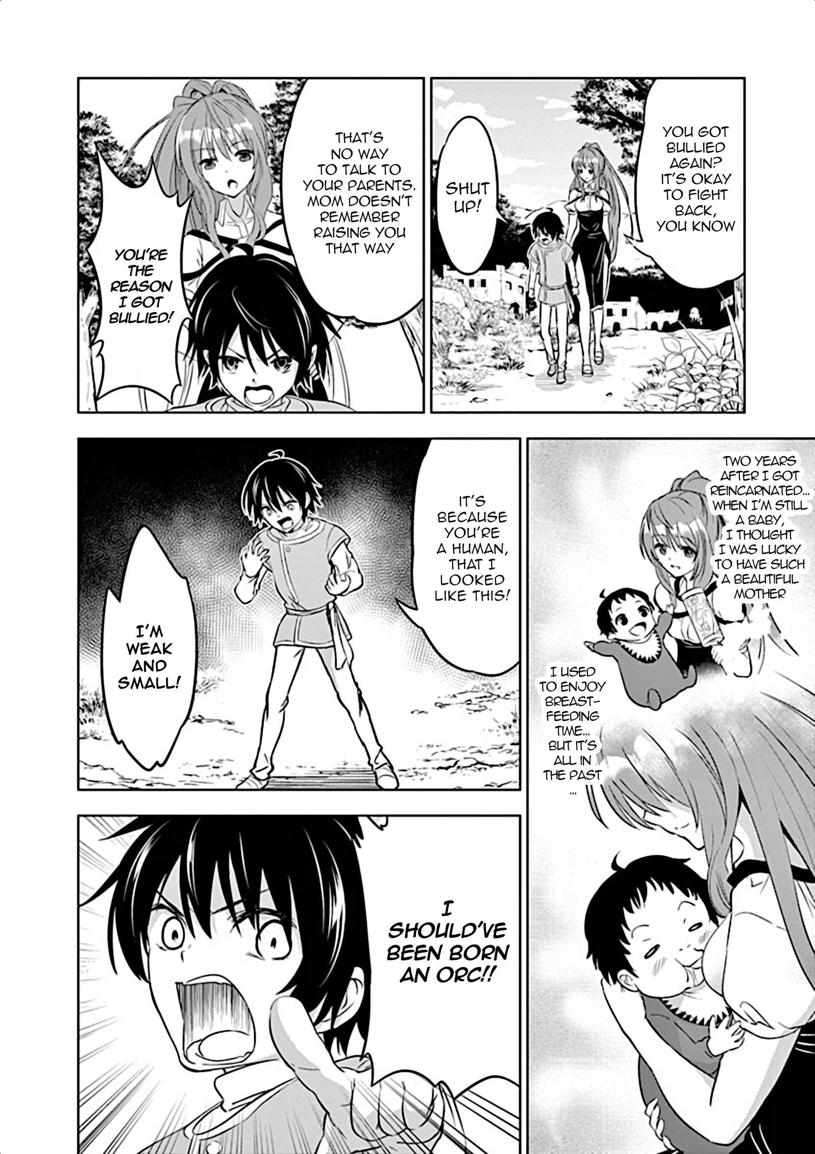 Shijou Saikyou Orc-San No Tanoshii Tanetsuke Harem Zukuri - Vol.1 Chapter 1: My Reason To Become Strong