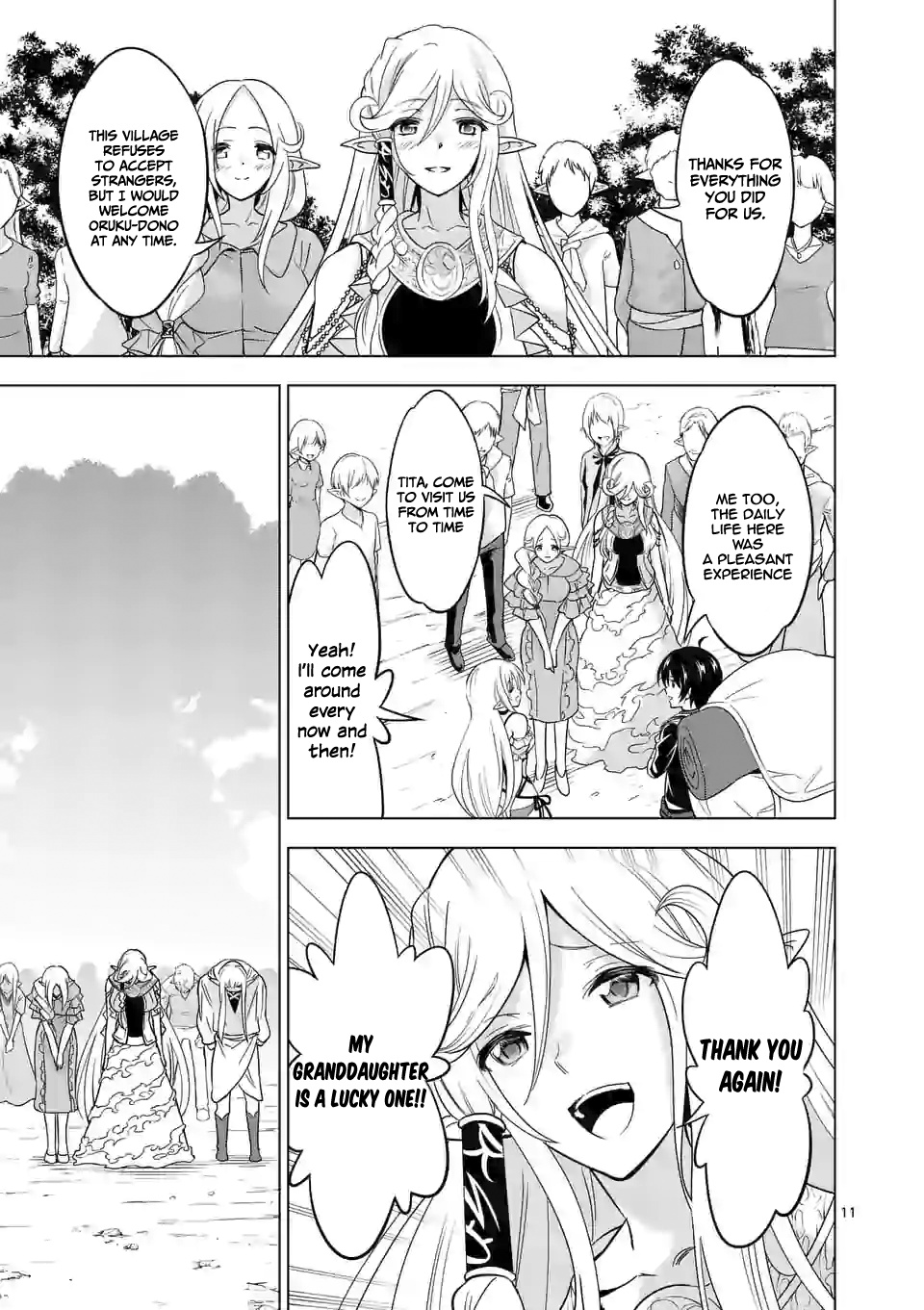 Shijou Saikyou Orc-San No Tanoshii Tanetsuke Harem Zukuri - Chapter 24: Orc-San's Departure