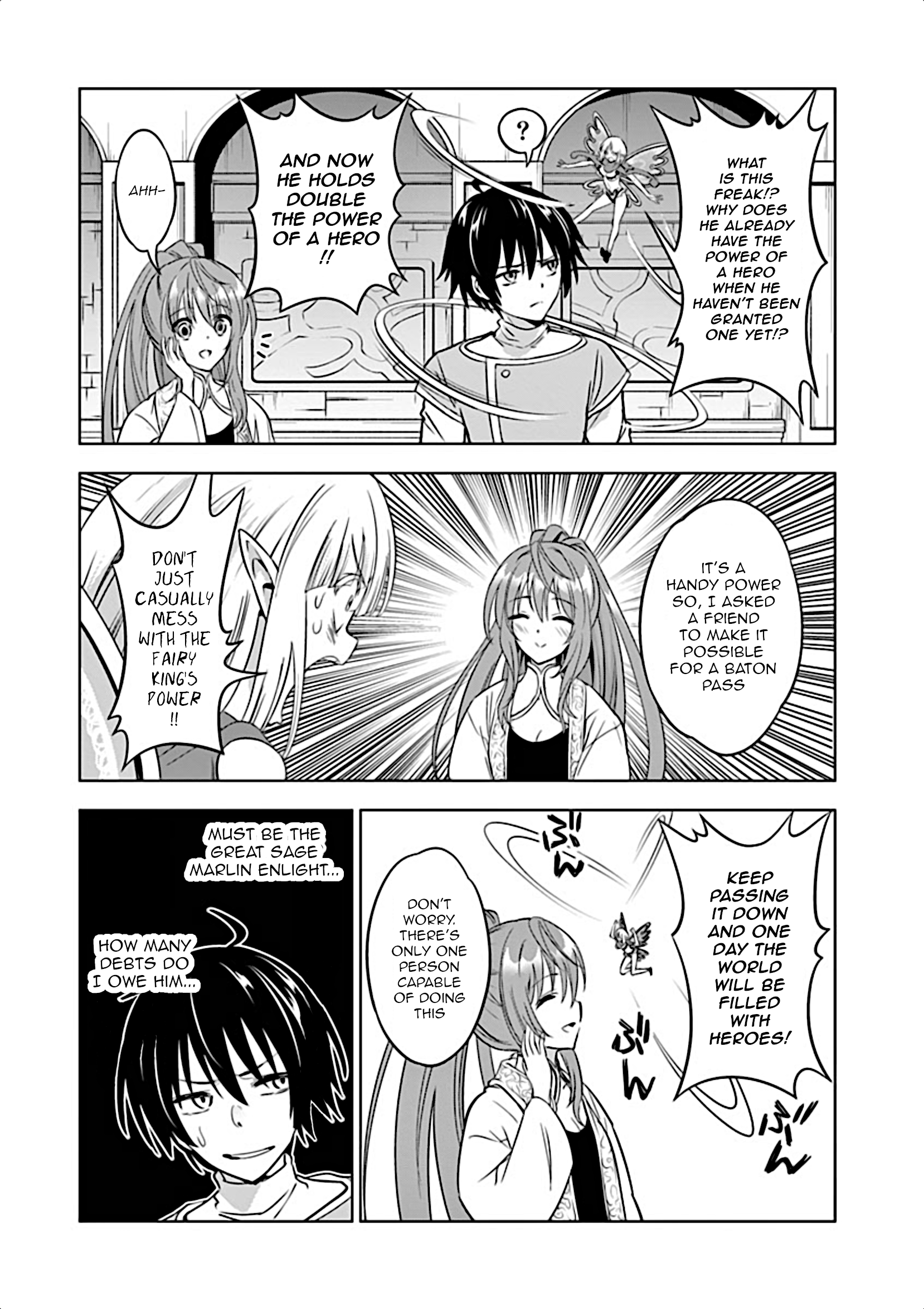 Shijou Saikyou Orc-San No Tanoshii Tanetsuke Harem Zukuri - Vol.1 Chapter 7: Hero's Power