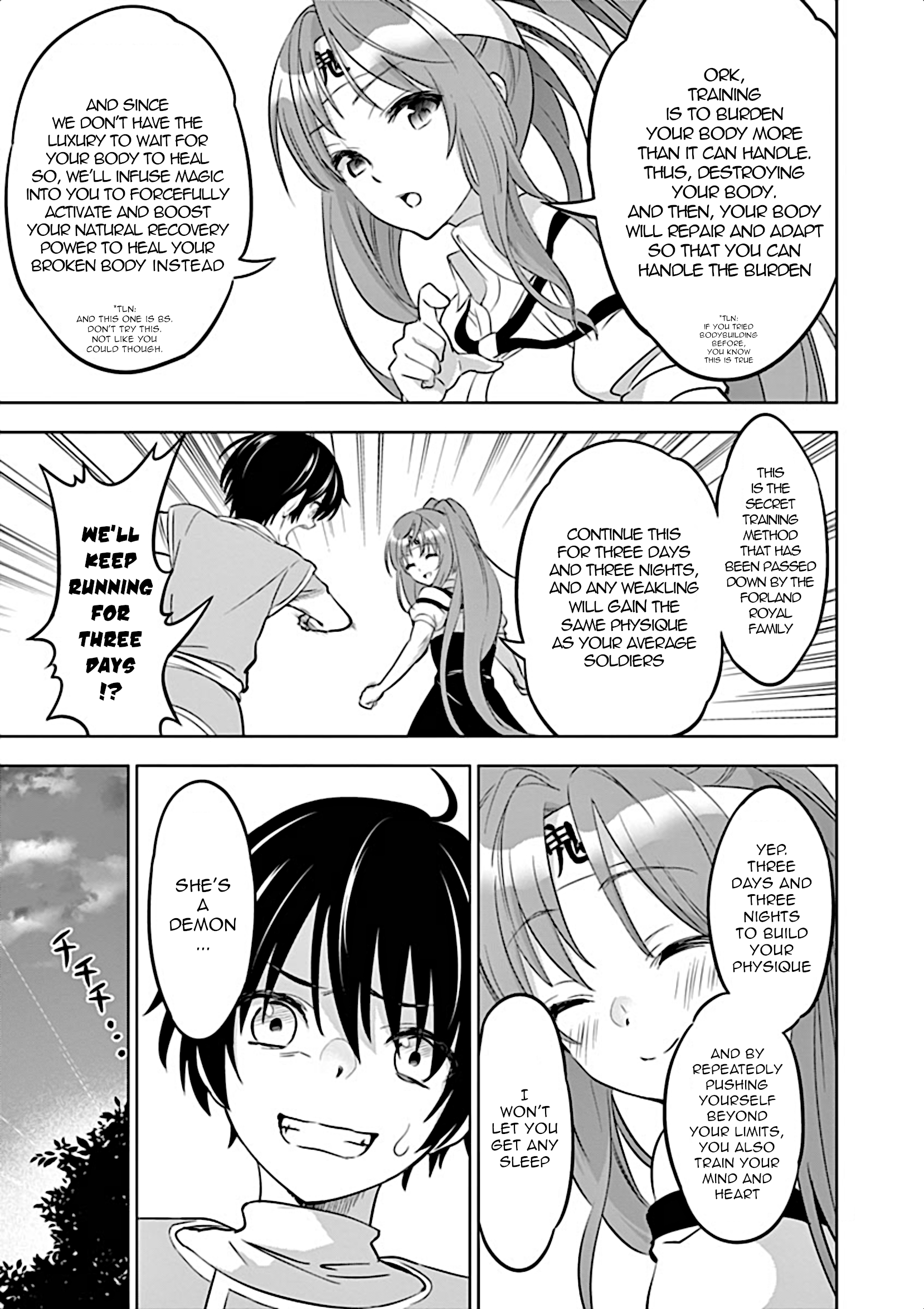 Shijou Saikyou Orc-San No Tanoshii Tanetsuke Harem Zukuri - Vol.1 Chapter 2: Female Knight's Training Is A Bit Rough