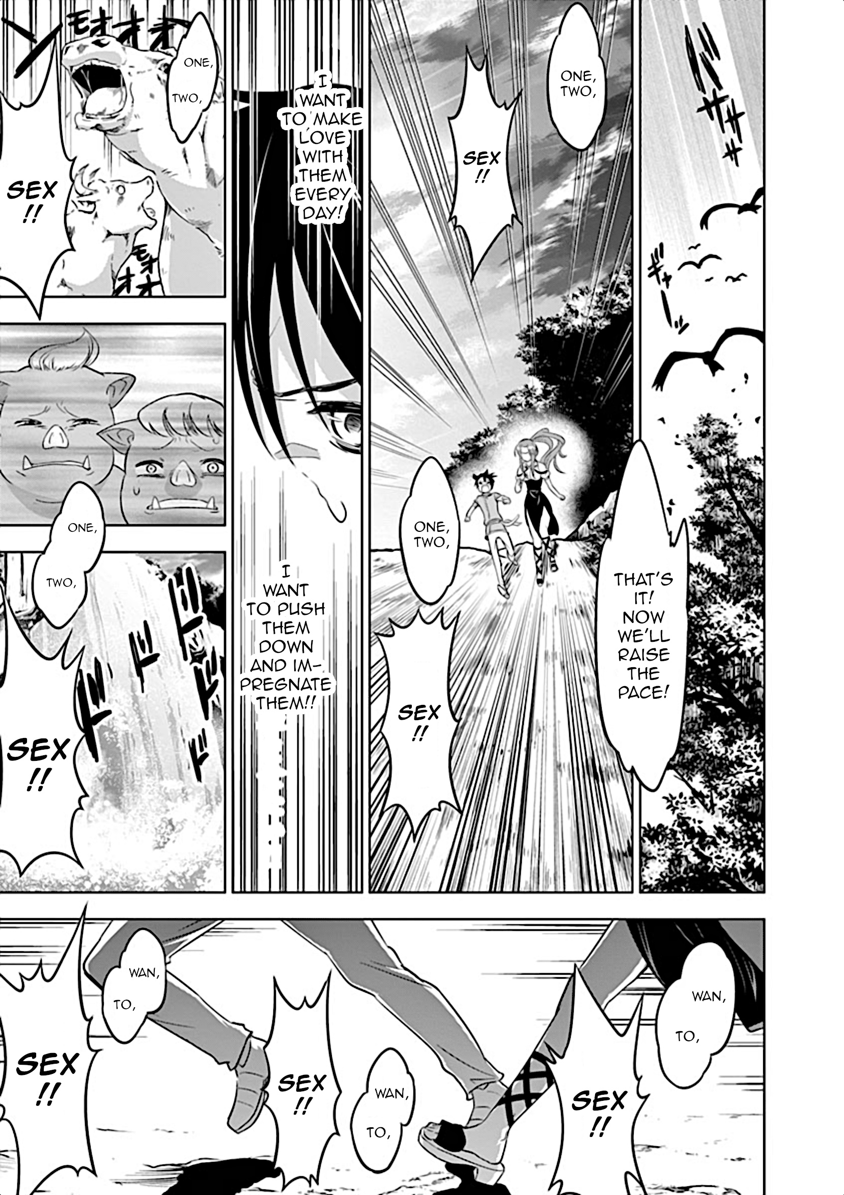 Shijou Saikyou Orc-San No Tanoshii Tanetsuke Harem Zukuri - Vol.1 Chapter 2: Female Knight's Training Is A Bit Rough