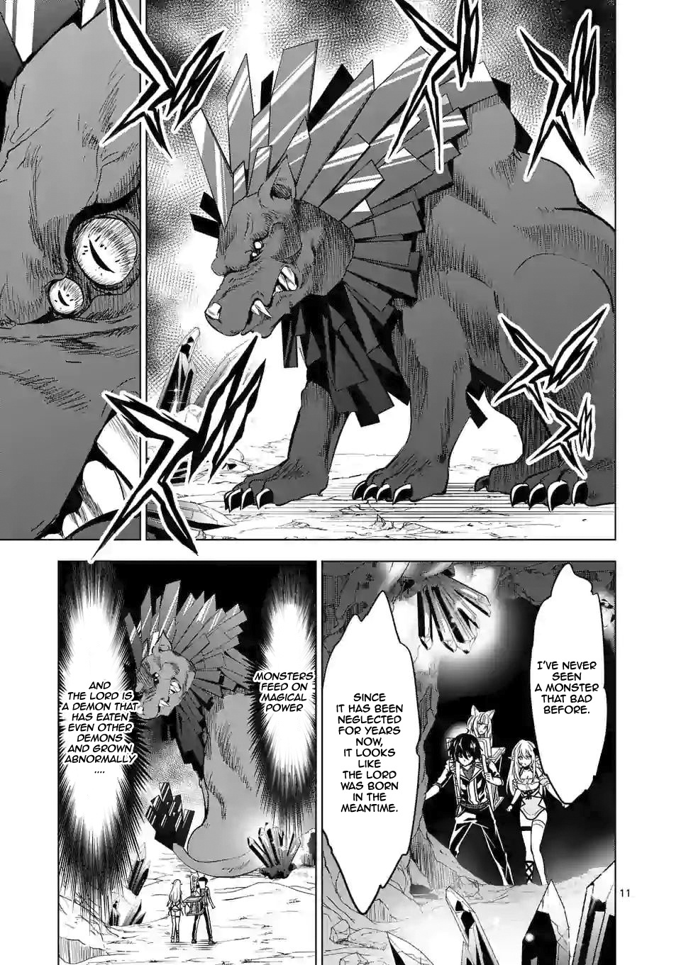 Shijou Saikyou Orc-San No Tanoshii Tanetsuke Harem Zukuri - Vol.4 Chapter 34: Orc-San And Orichalcum Digging