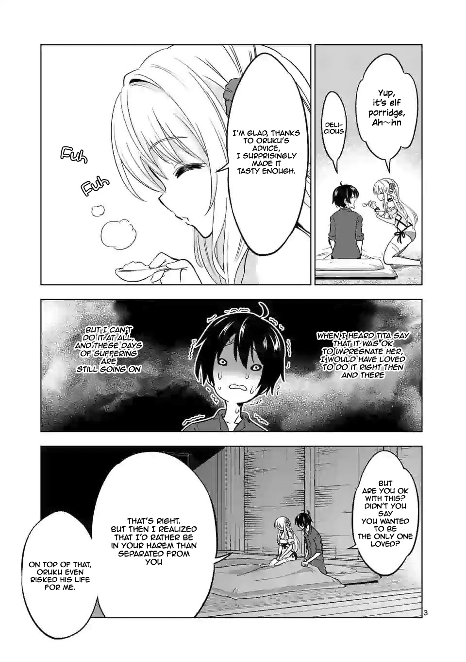 Shijou Saikyou Orc-San No Tanoshii Tanetsuke Harem Zukuri - Chapter 22: The Orc And The Elf Are United