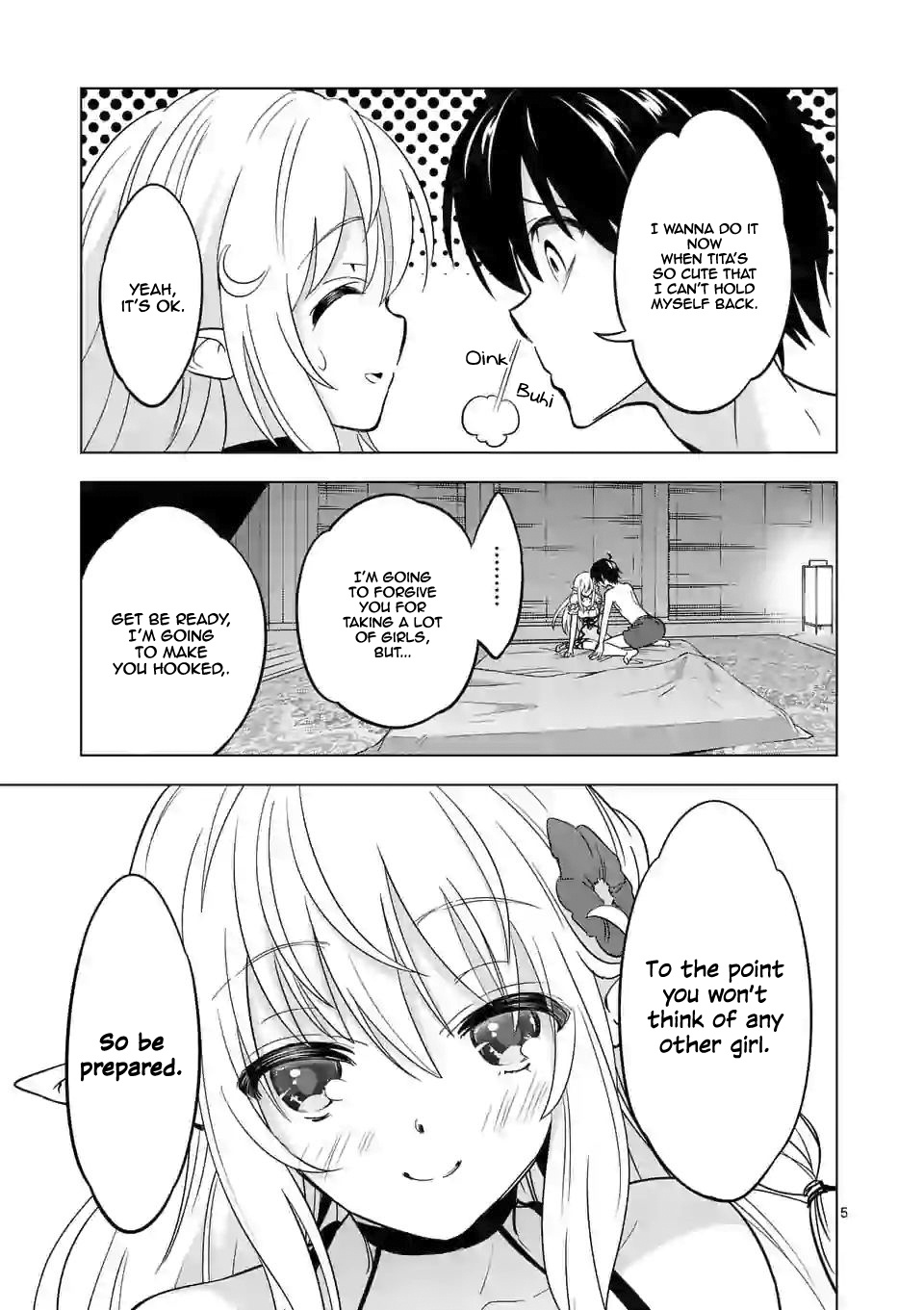 Shijou Saikyou Orc-San No Tanoshii Tanetsuke Harem Zukuri - Chapter 22: The Orc And The Elf Are United