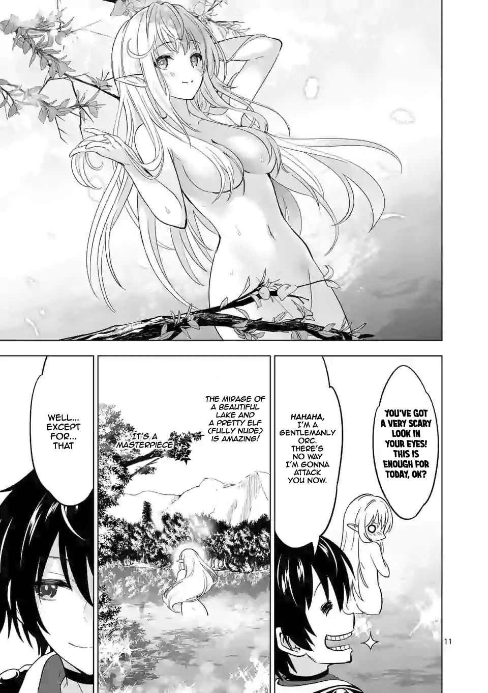 Shijou Saikyou Orc-San No Tanoshii Tanetsuke Harem Zukuri - Chapter 22: The Orc And The Elf Are United