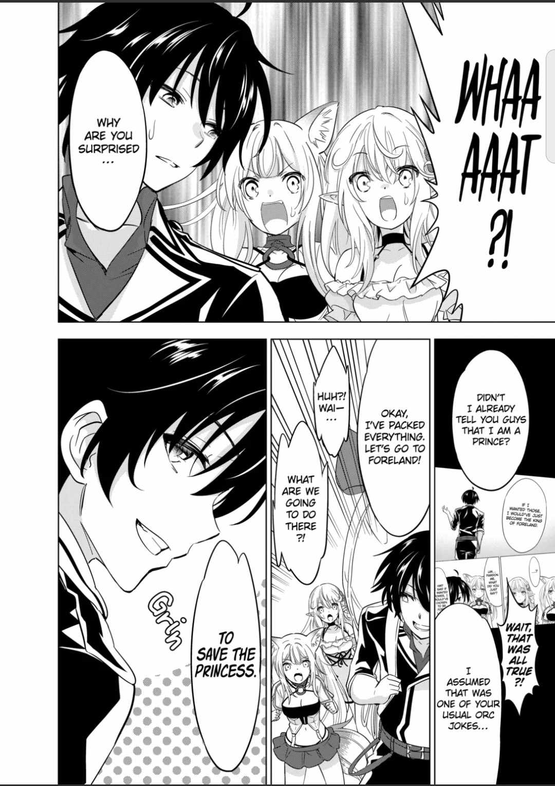 Shijou Saikyou Orc-San No Tanoshii Tanetsuke Harem Zukuri - Chapter 47: Sister Princess