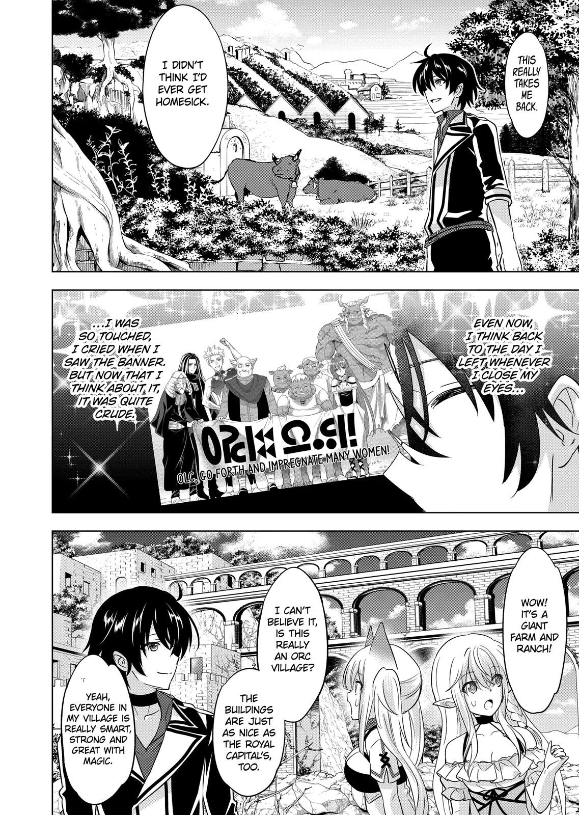 Shijou Saikyou Orc-San No Tanoshii Tanetsuke Harem Zukuri - Chapter 91