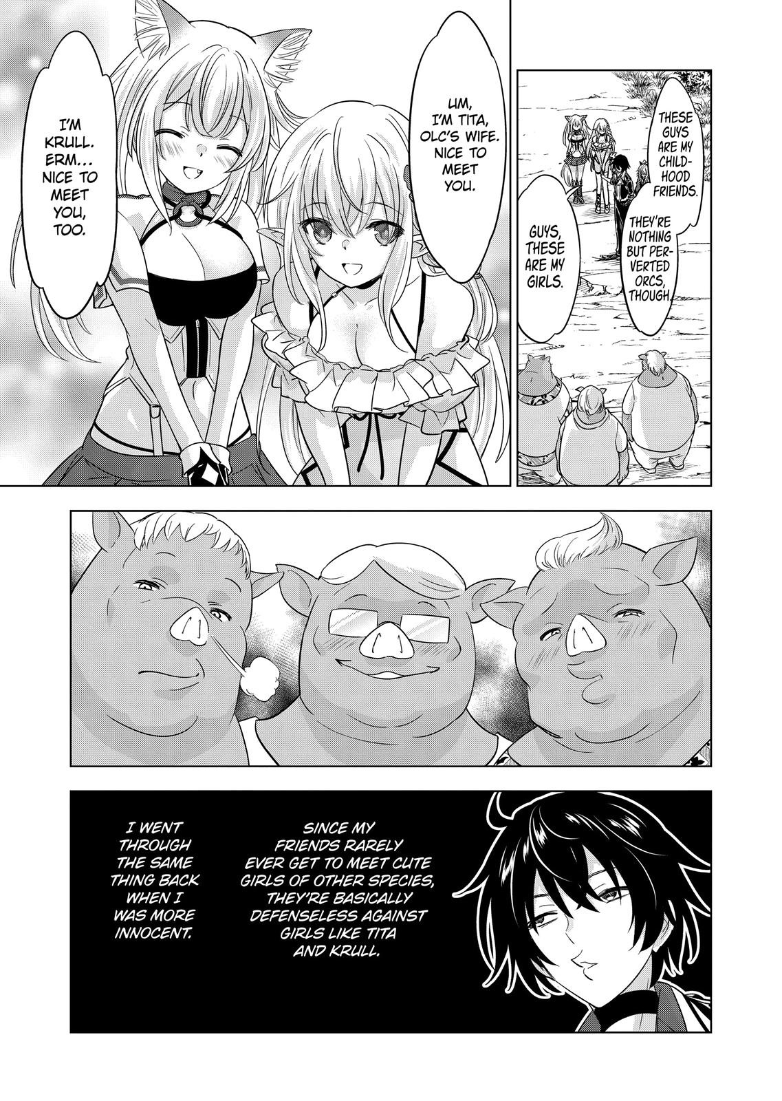 Shijou Saikyou Orc-San No Tanoshii Tanetsuke Harem Zukuri - Chapter 91