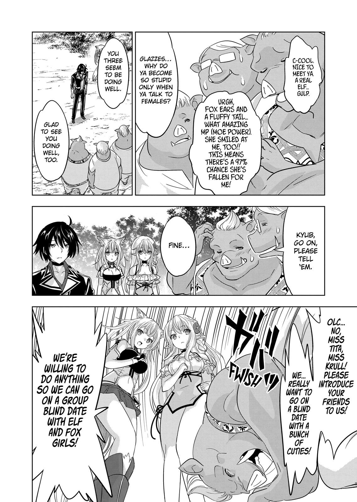 Shijou Saikyou Orc-San No Tanoshii Tanetsuke Harem Zukuri - Chapter 91