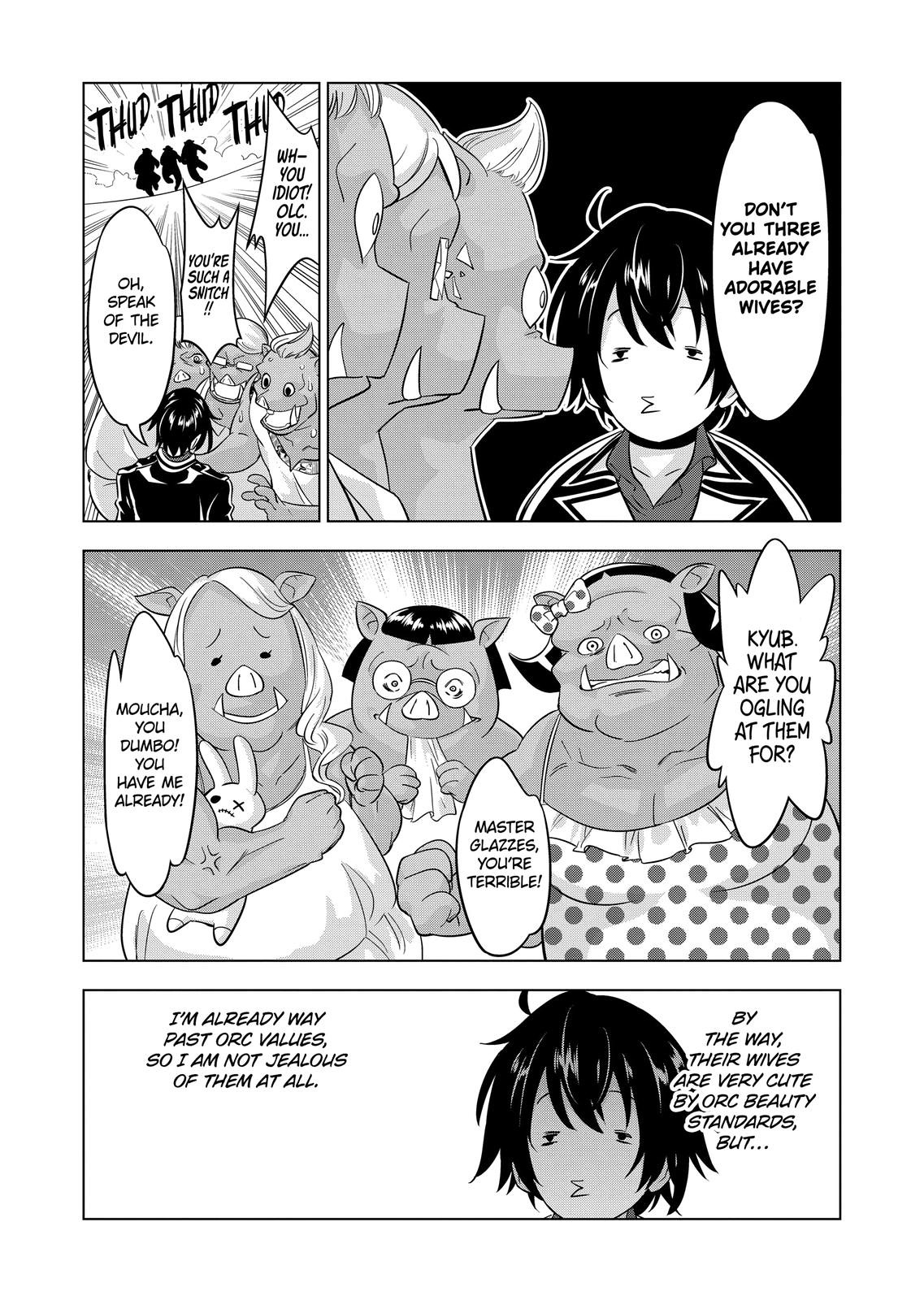 Shijou Saikyou Orc-San No Tanoshii Tanetsuke Harem Zukuri - Chapter 91