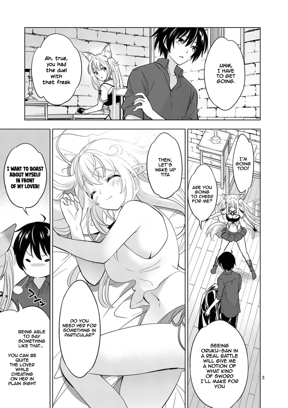 Shijou Saikyou Orc-San No Tanoshii Tanetsuke Harem Zukuri - Chapter 30: Orc-San's Passion