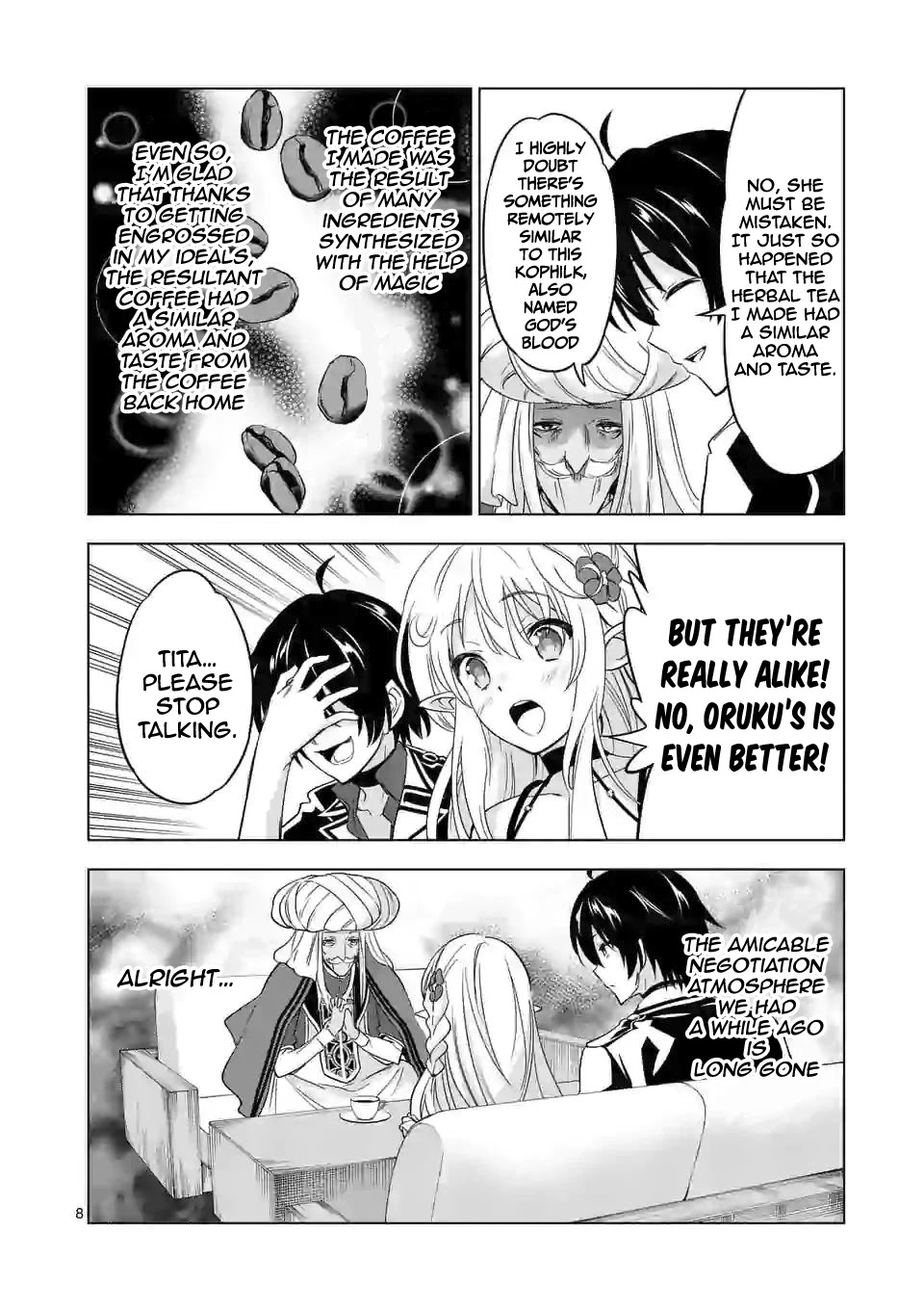 Shijou Saikyou Orc-San No Tanoshii Tanetsuke Harem Zukuri - Chapter 42: It Isn't True That The Blue Mountains Are A Royal Gift