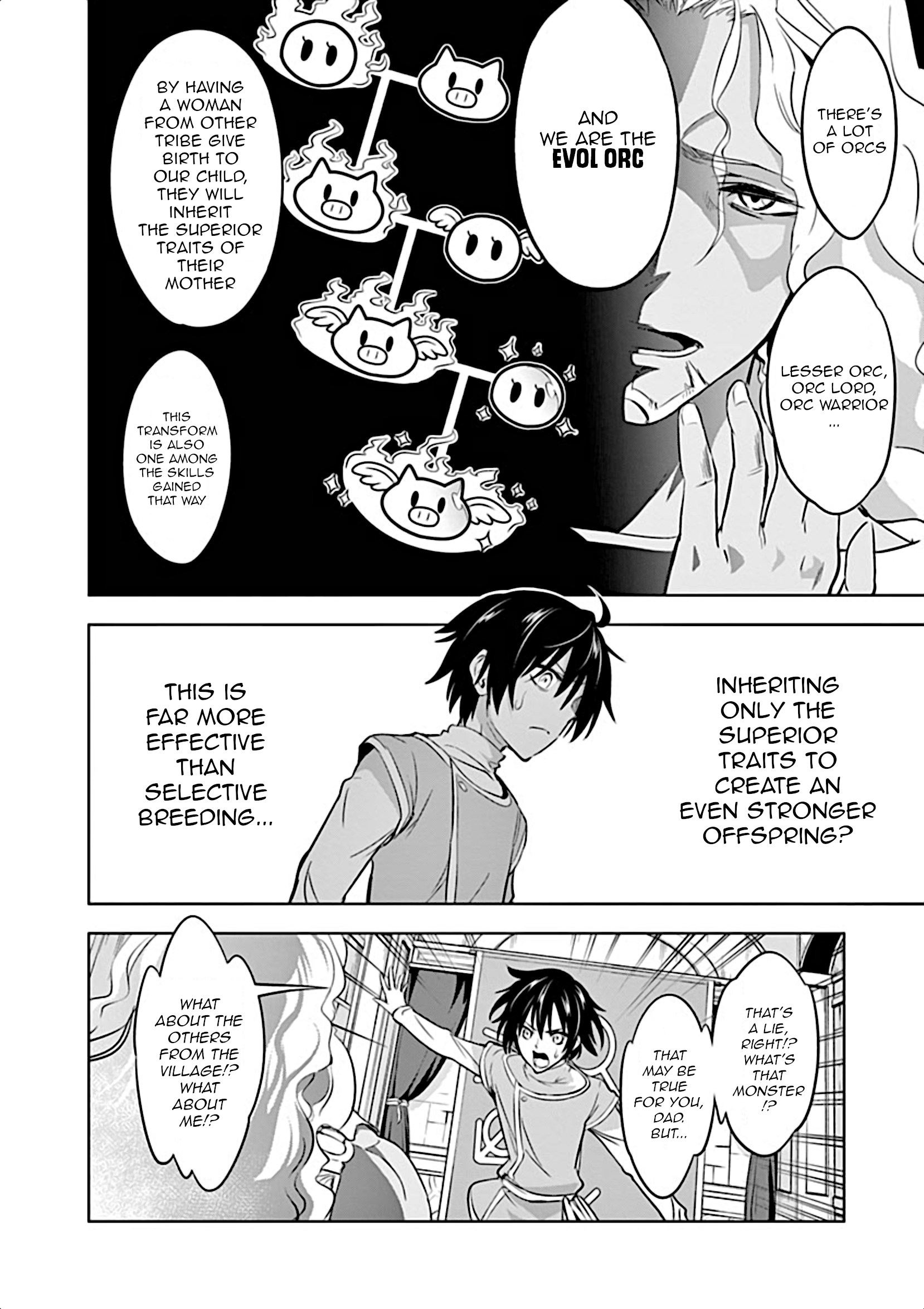 Shijou Saikyou Orc-San No Tanoshii Tanetsuke Harem Zukuri - Vol.1 Chapter 6: Secret Behind Ork's Birth Finally Revealed!