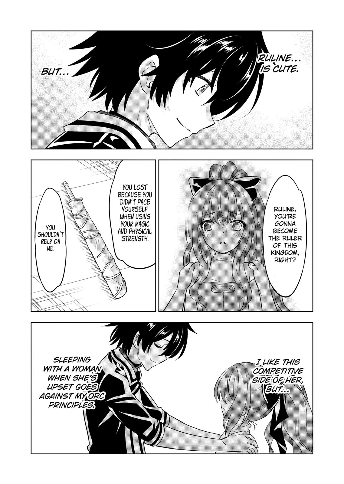 Shijou Saikyou Orc-San No Tanoshii Tanetsuke Harem Zukuri - Chapter 88.1