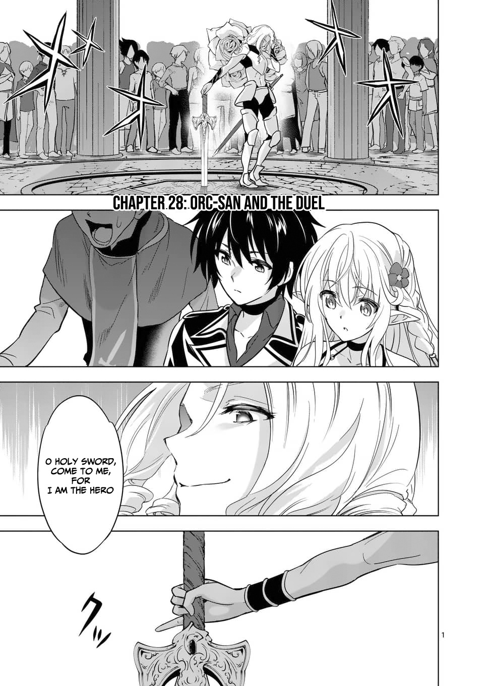 Shijou Saikyou Orc-San No Tanoshii Tanetsuke Harem Zukuri - Chapter 28: Orc-San And The Duel