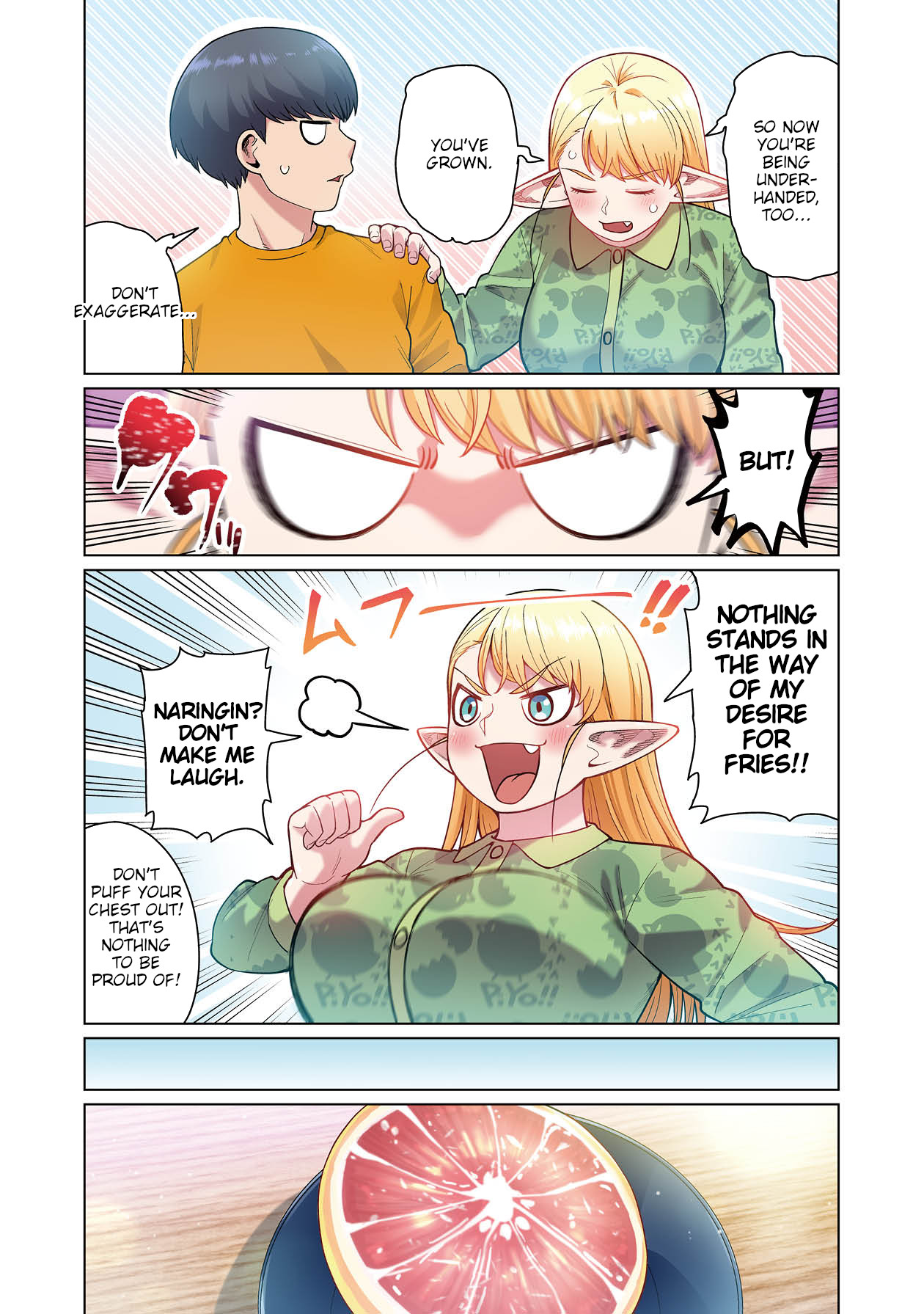 Shin Elf-San Wa Yaserarenai. - Chapter 1: Elf Oil