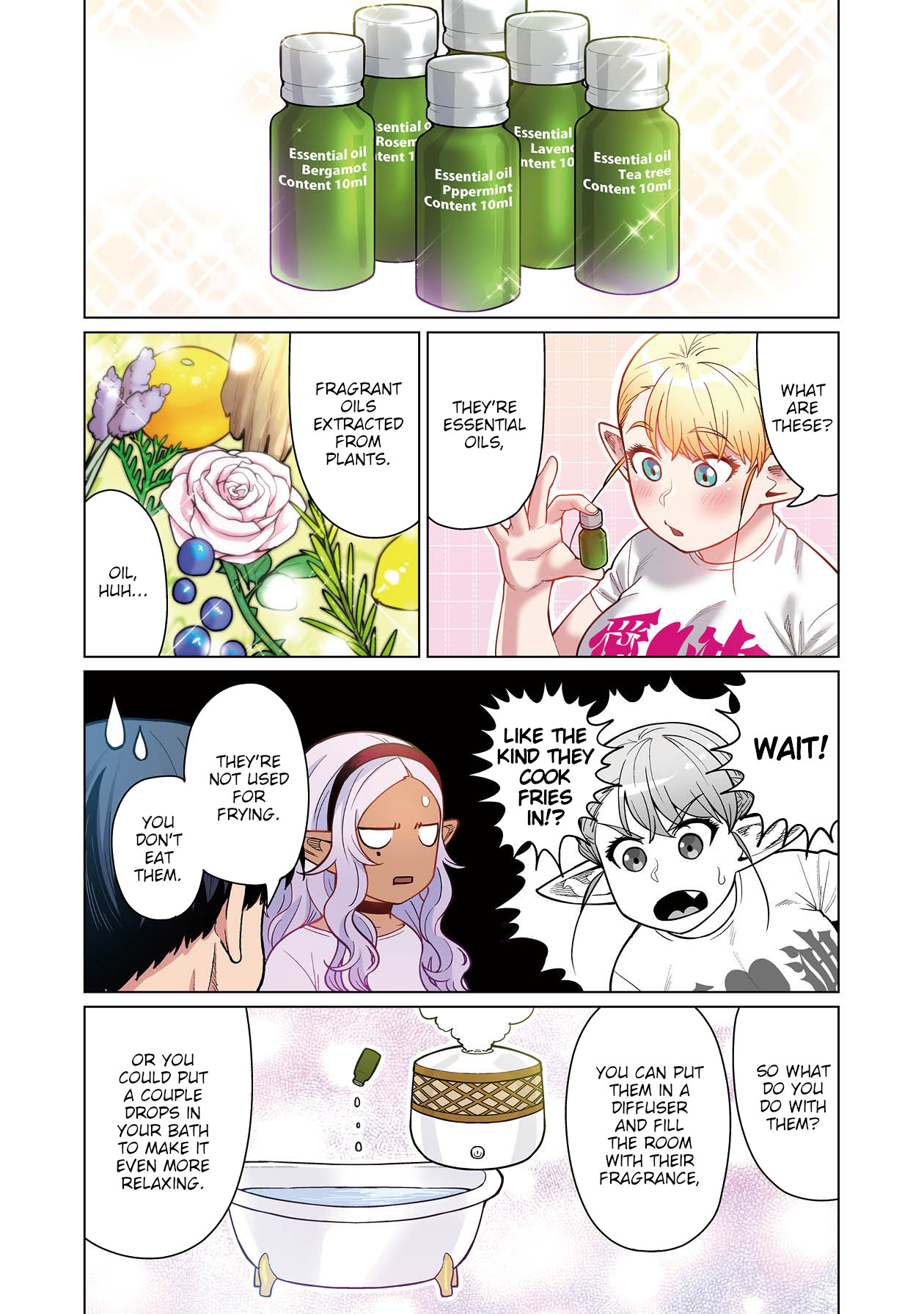 Shin Elf-San Wa Yaserarenai. - Chapter 1: Elf Oil