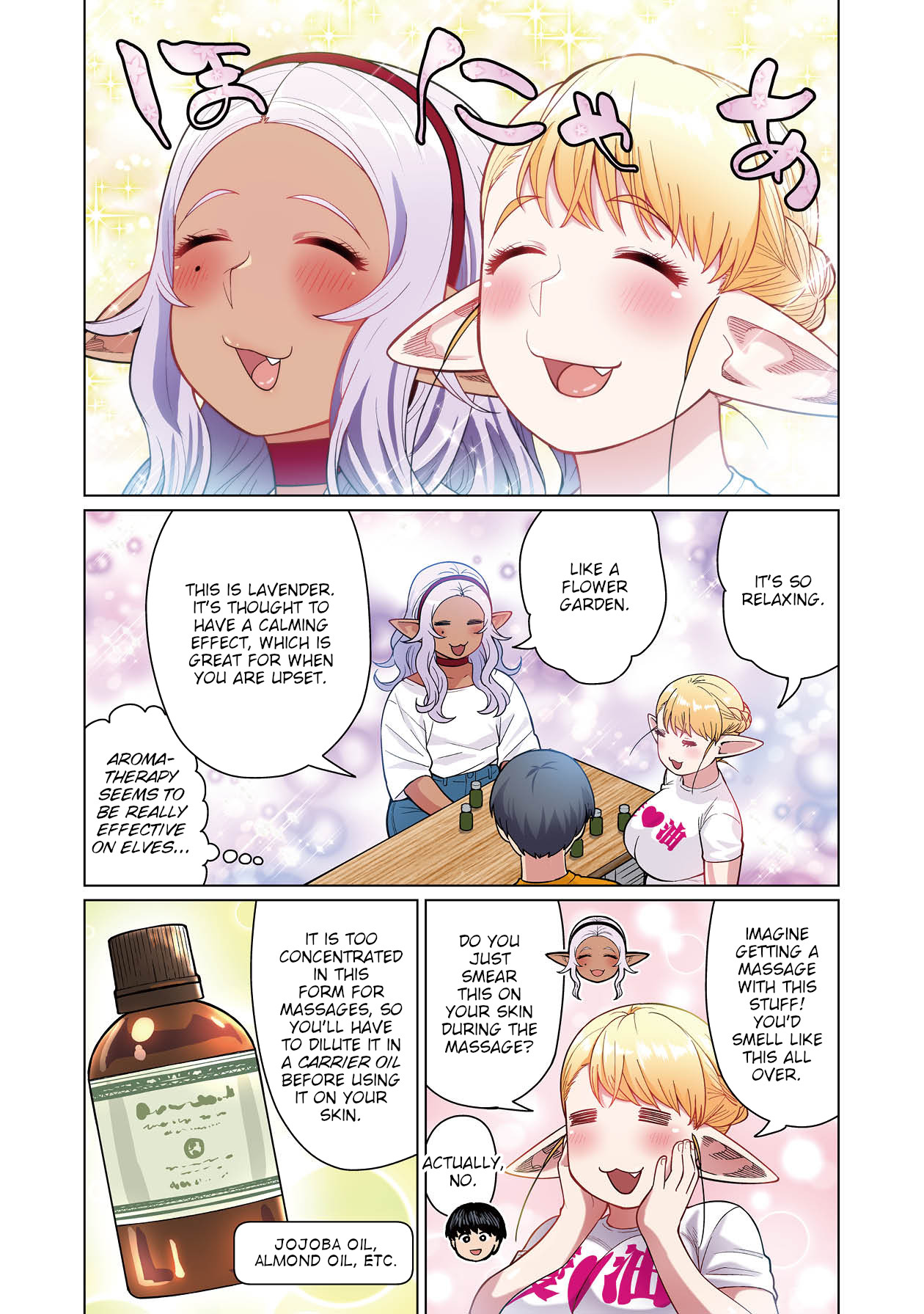 Shin Elf-San Wa Yaserarenai. - Chapter 1: Elf Oil