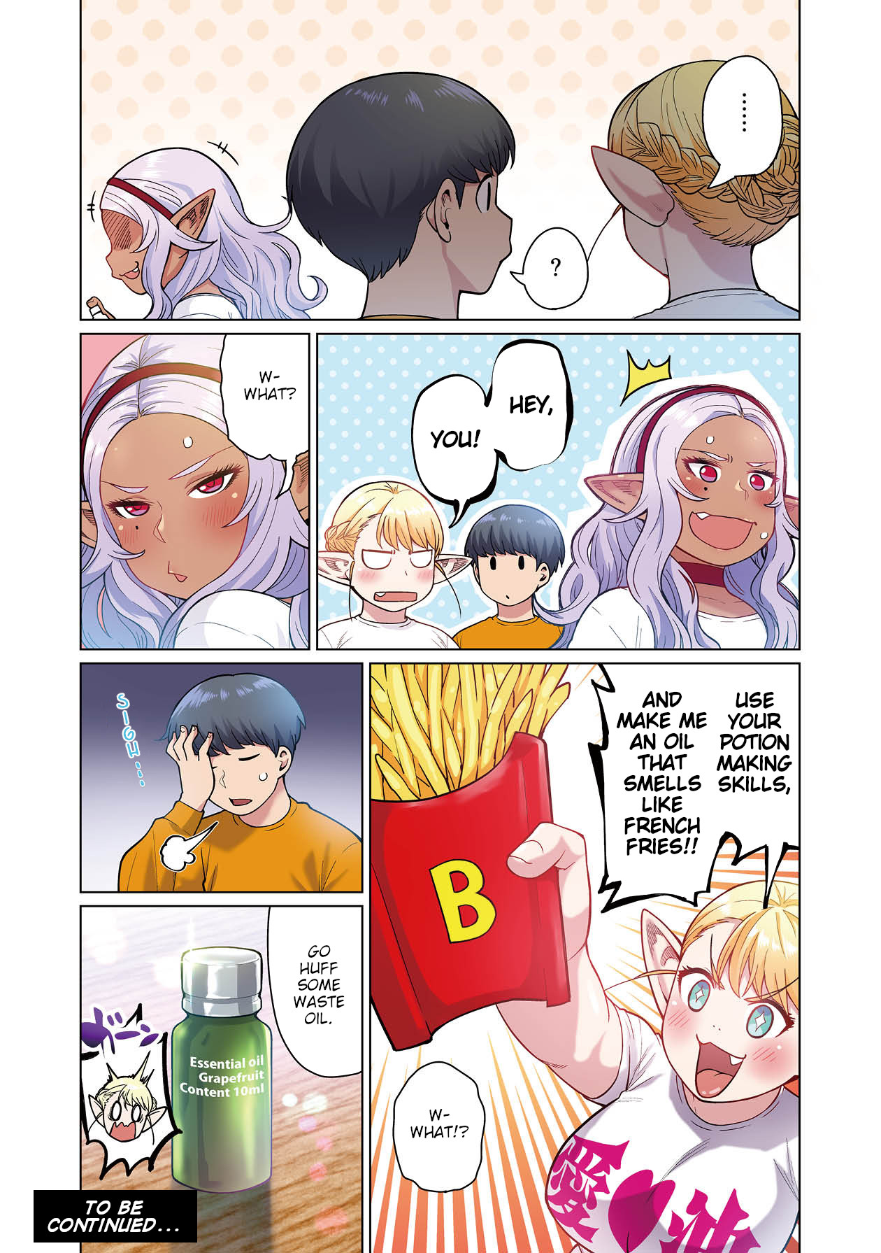 Shin Elf-San Wa Yaserarenai. - Chapter 1: Elf Oil