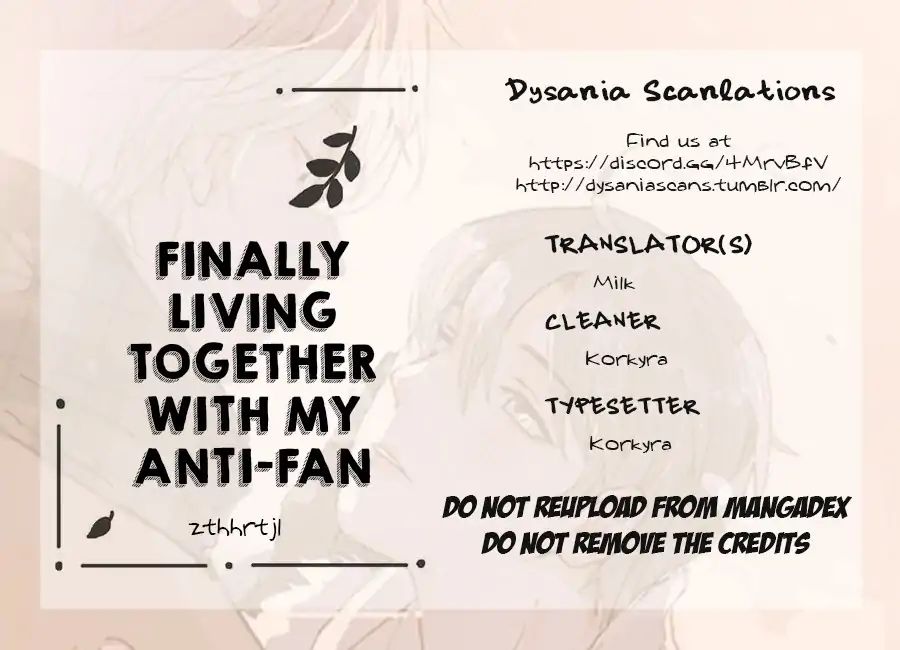 Finally Living Together With My Anti-Fan - Chapter 39