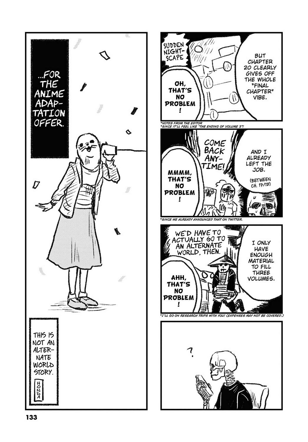 Skull-Face Bookseller Honda-San - Chapter 20.5