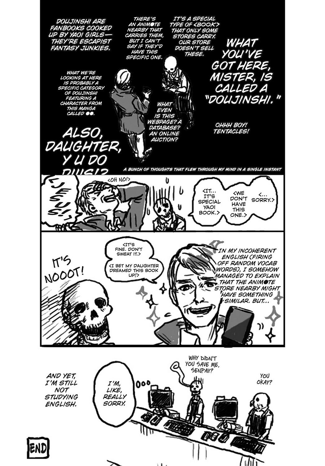 Skull-Face Bookseller Honda-San - Chapter 24.5