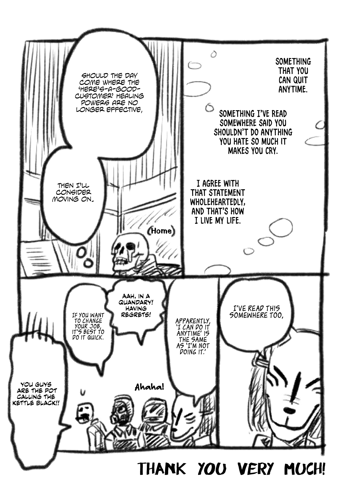 Skull-Face Bookseller Honda-San - Vol.1 Chapter 7.5: Omake