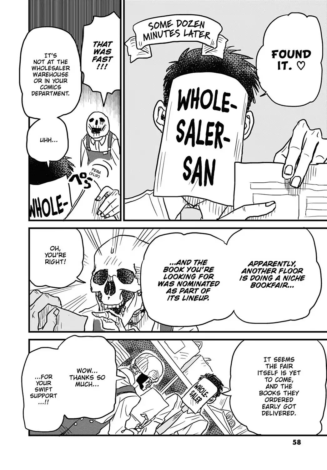 Skull-Face Bookseller Honda-San - Vol.2 Chapter 11: Tell Me! Wholesaler-San